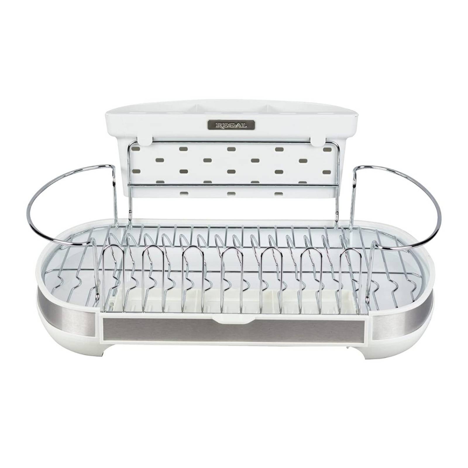 Escurridor Vasconia Regal Blanco con Porta Cubiertos Desmontable 55820-Blanco