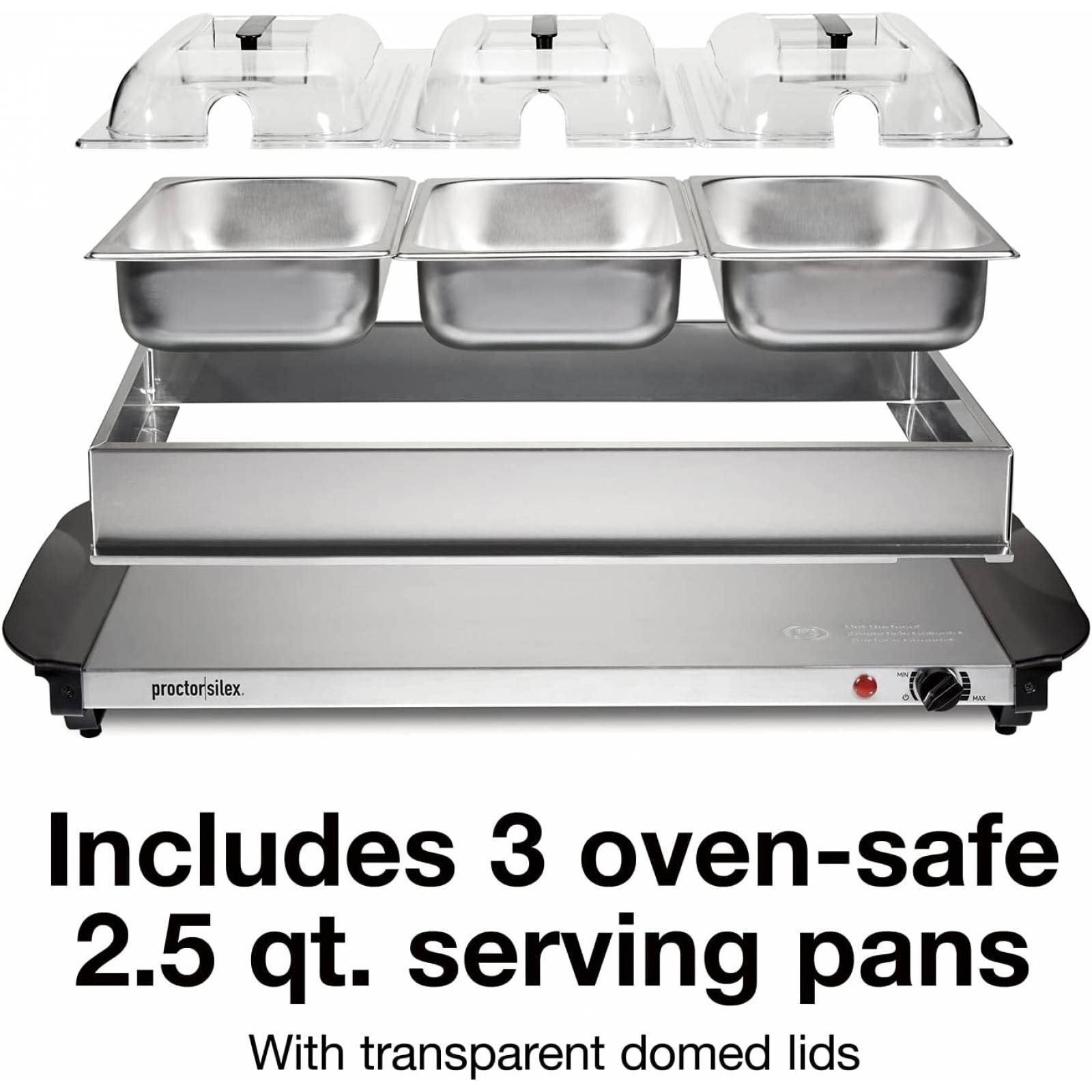 Bufetera Bandeja de Calentamiento Proctor Silex 34300