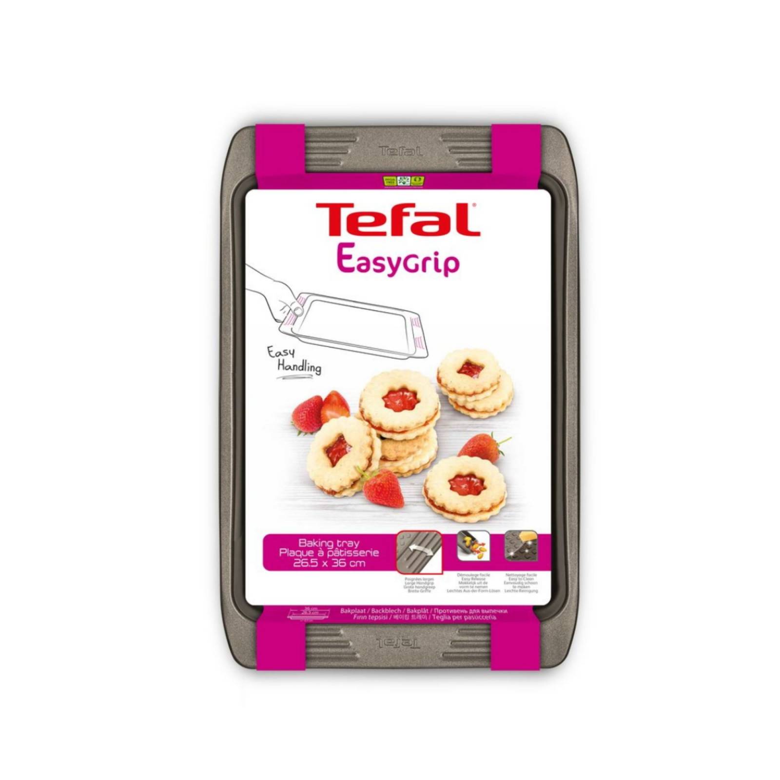 Charola para Hornear 26.5x36 cm Easy Grip T-Fal