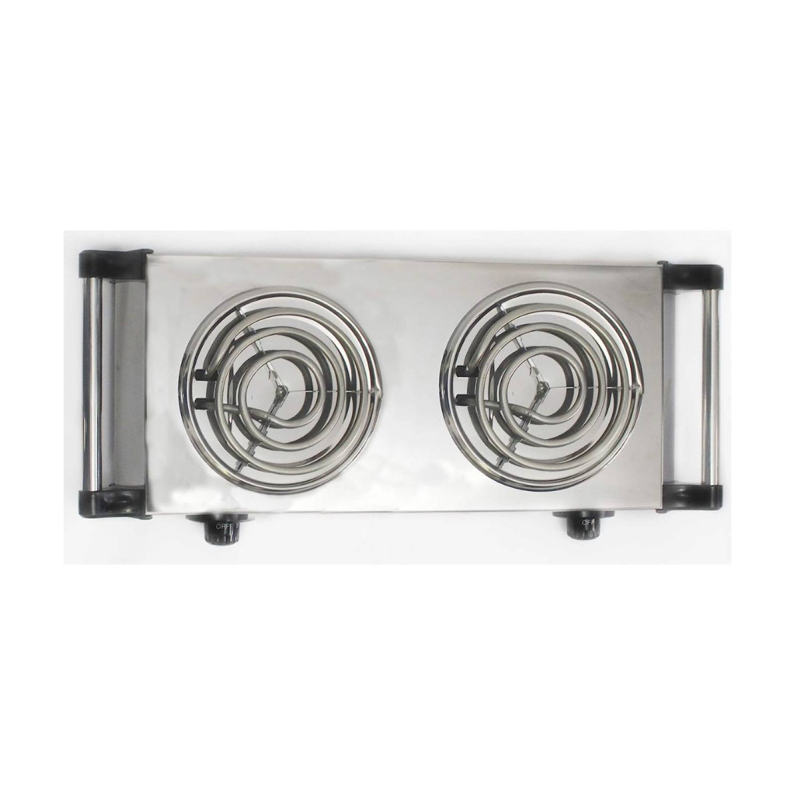 PARRILLA ELECTRICA DE 2 RESISTENCIAS CON TERMOSTATO Y ASAS ACERO INOX DE 54" MARCA SUPRA