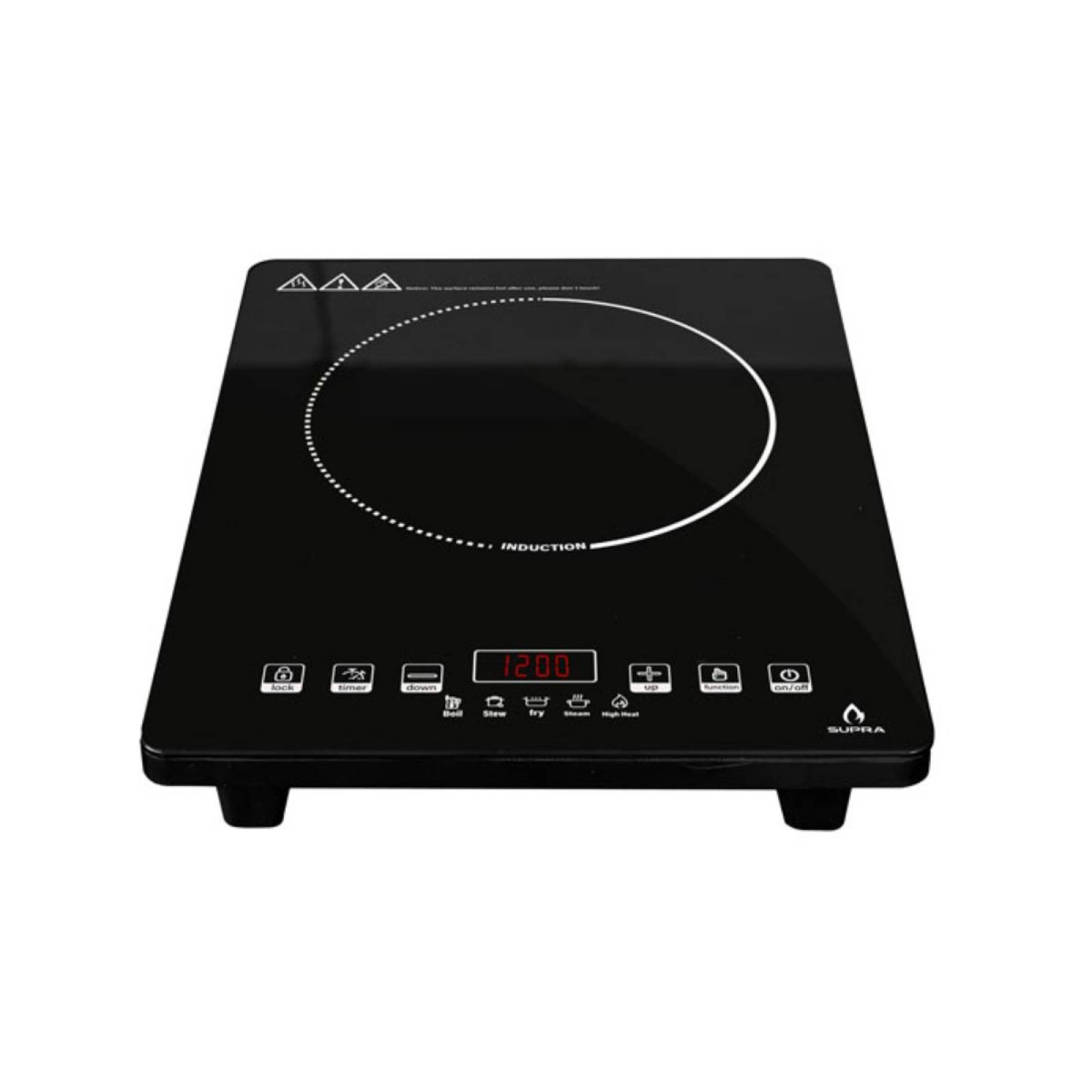 Parrilla de Inducción Magnética de Sobreponer de 1 Quemador 110V Marca Supra