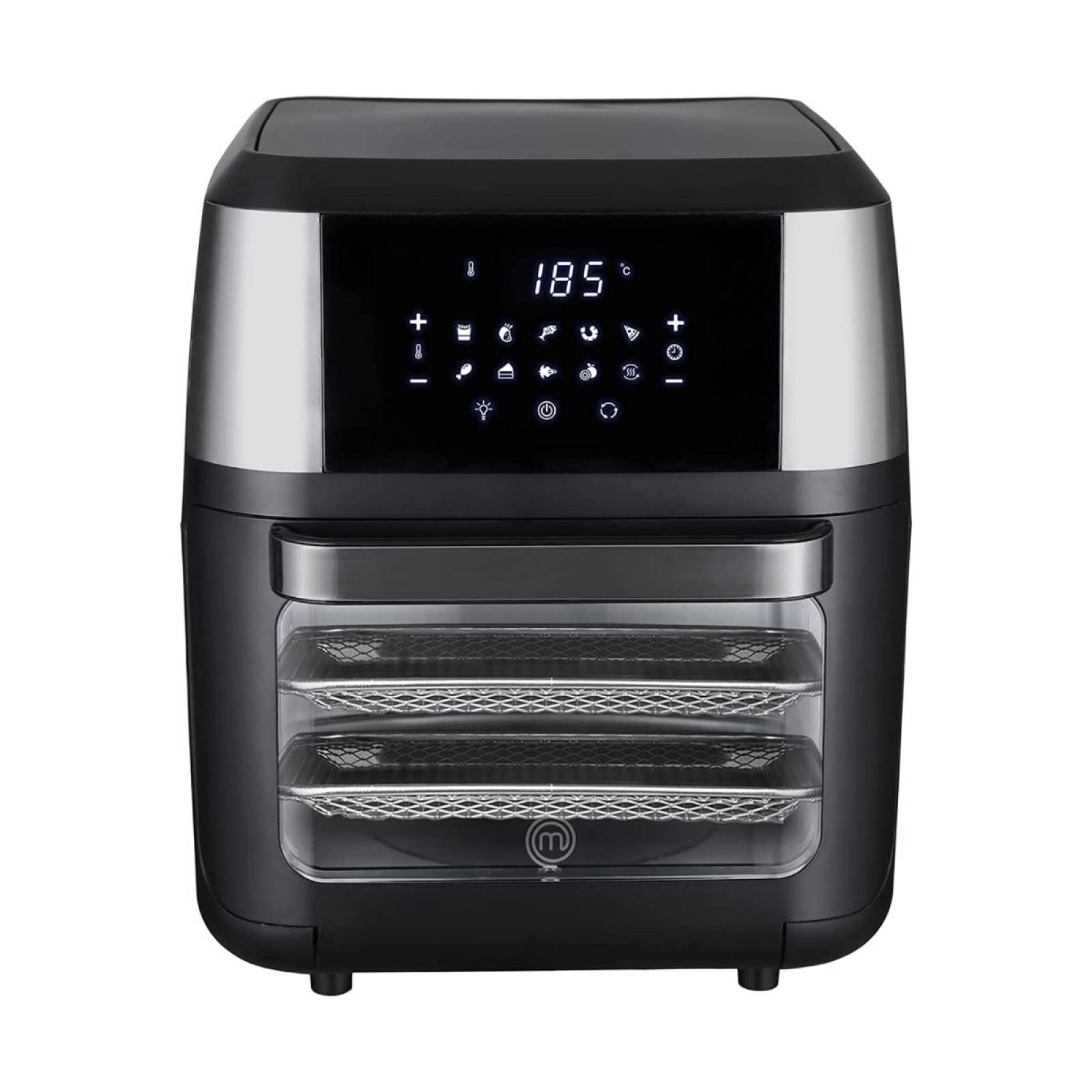 Horno Eléctrico de Aire Masterchef 12L Multifuncional Negro 110V MK-AFO-12SS