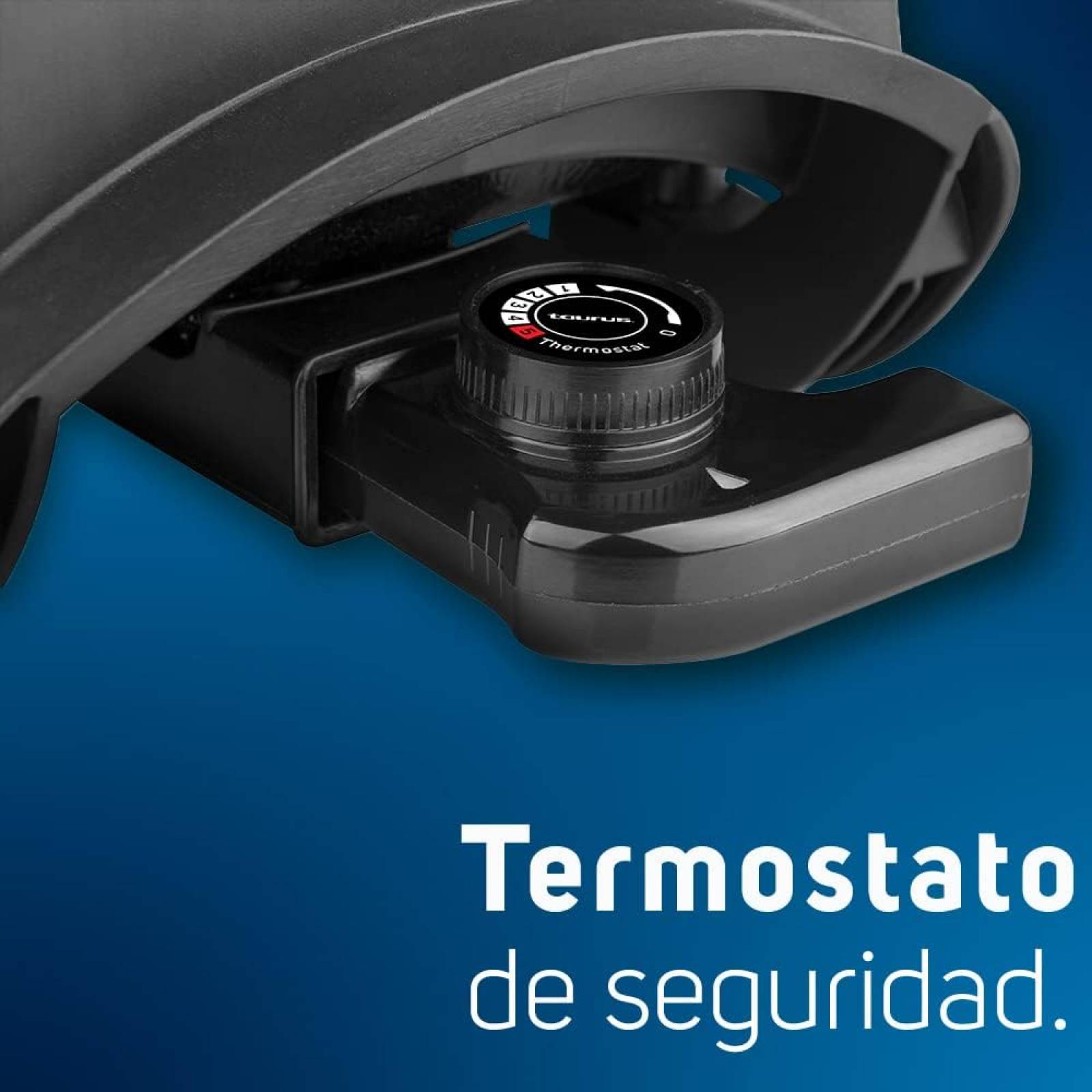 Sartén Eléctrico C/Tapa de Vidrio Recubrimiento Antiadherente 30 cm y 2,5 Litros de Capacidad Taurus