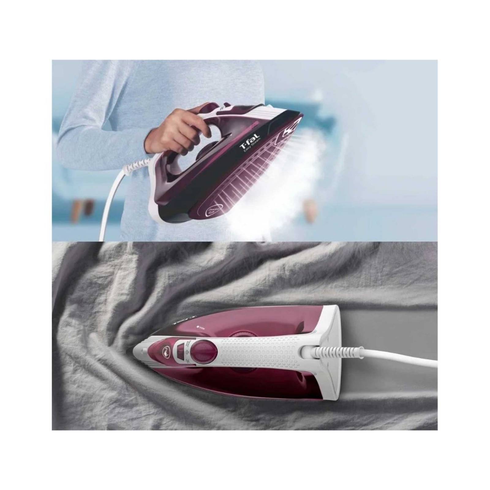 Plancha de Vapor T-Fal mod. FV1951X0 Morada