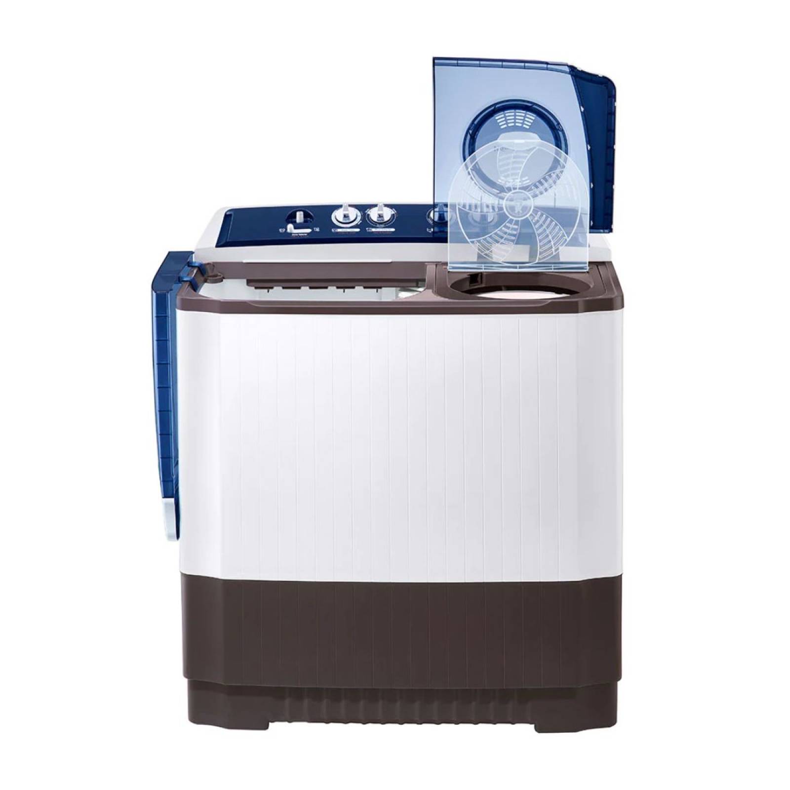 Lavadora de 15 KG Doble Tina Color Blanco marca LG