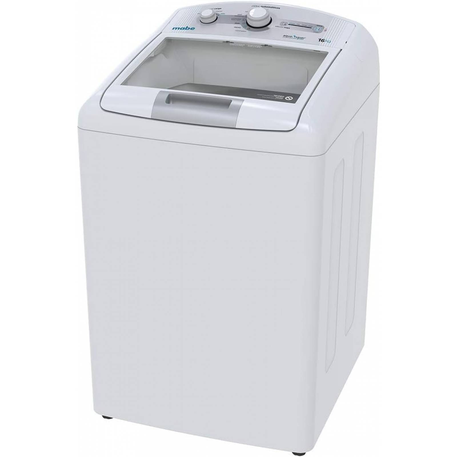 Lavadora 16KG Automática Carga Superior 7 Ciclos Blanco Mabe