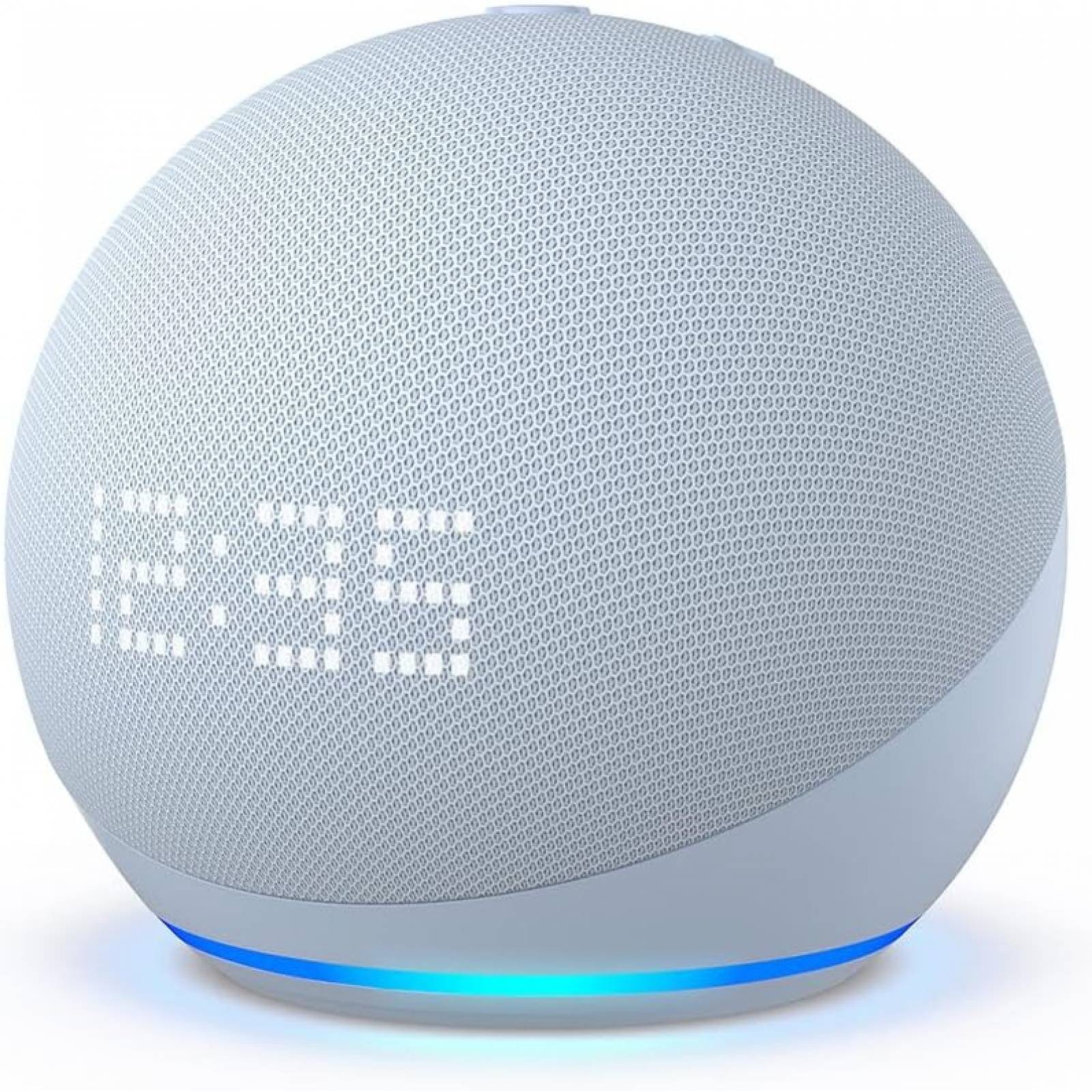 Altavoz inteligente echo dot 5a gen con reloj, alexa, wifi y bluetooth color azul