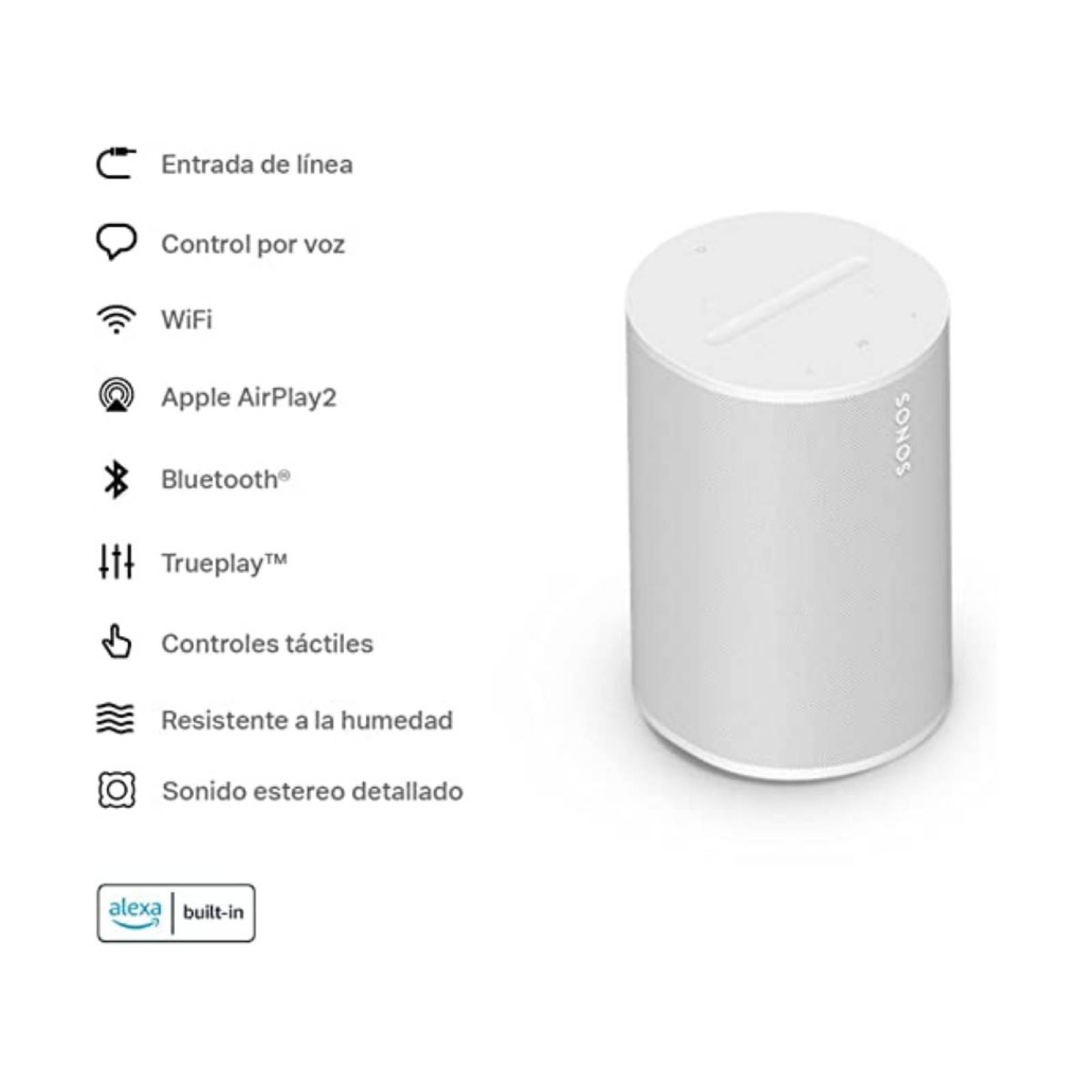 Bocina Inalámbrica Sonos Era 100 Blanca
