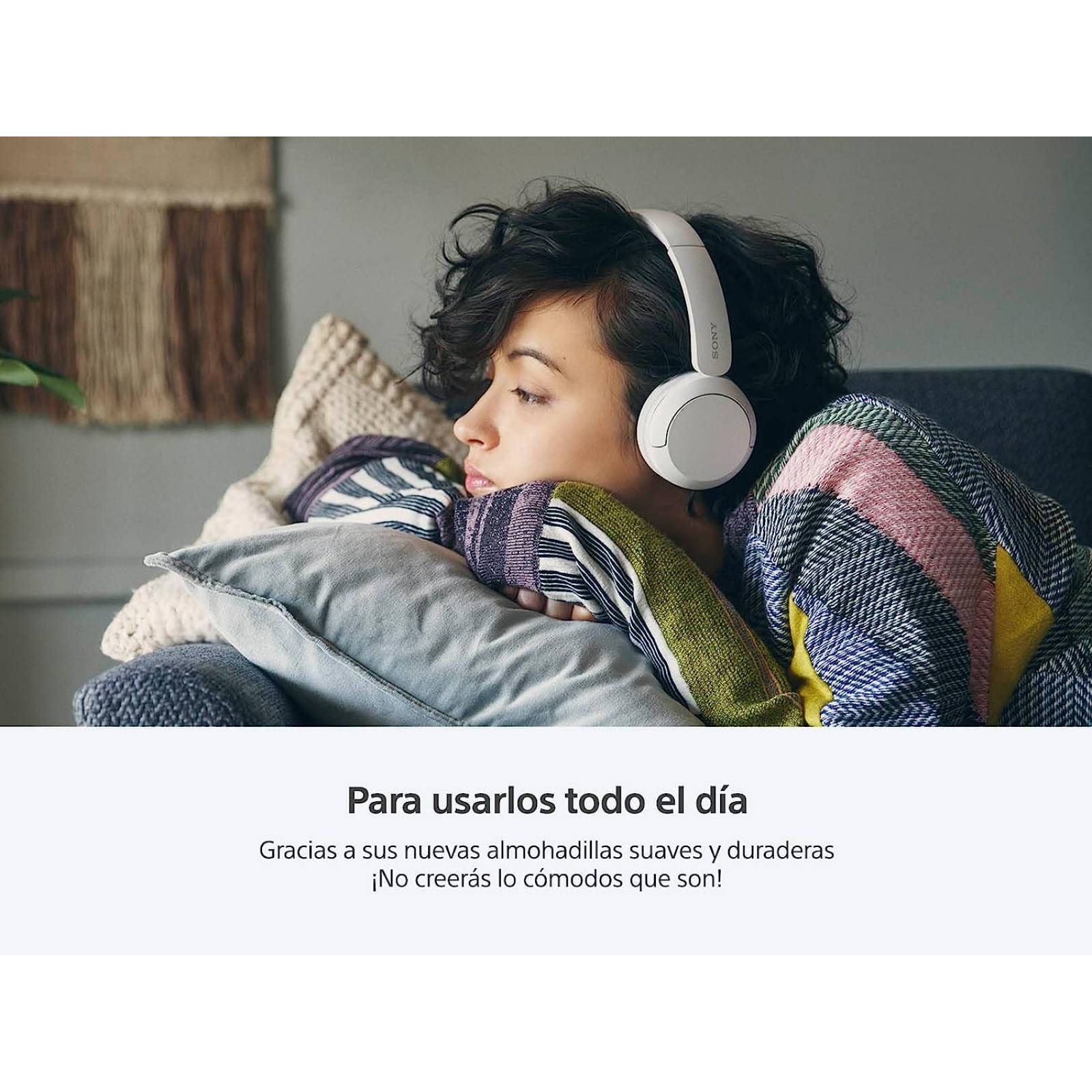 Audífonos Inalámbricos de Diadema Sony WH-CH520-Azul