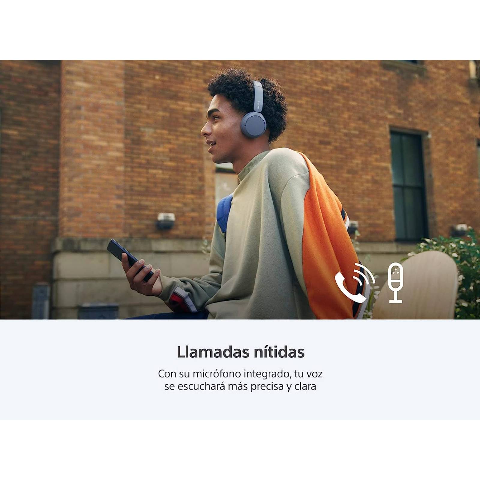 Audífonos Inalámbricos de Diadema Sony WH-CH520-Azul