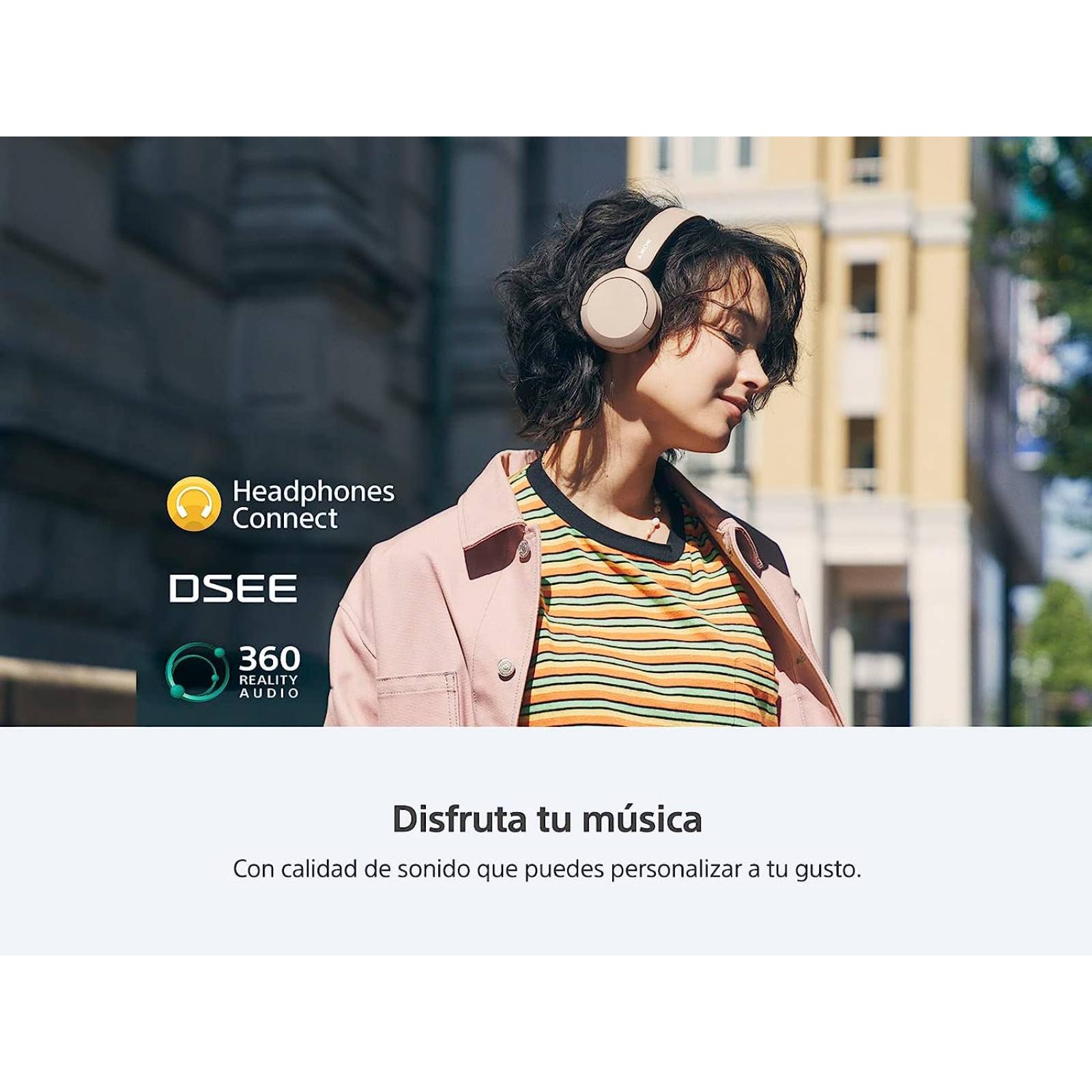 Audífonos Inalámbricos de Diadema Sony WH-CH520-Blanco