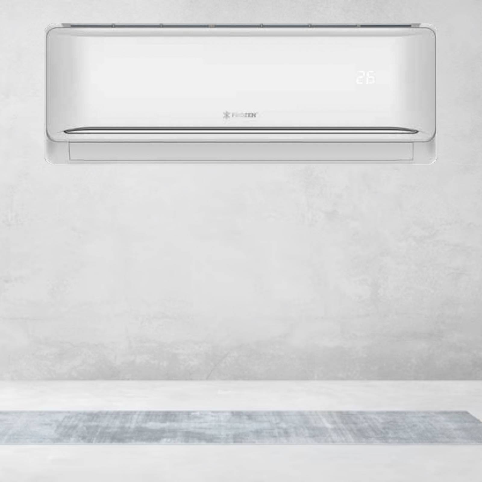 Aire Acondicionado 24000 Btus 220V solo frio marca Frozen