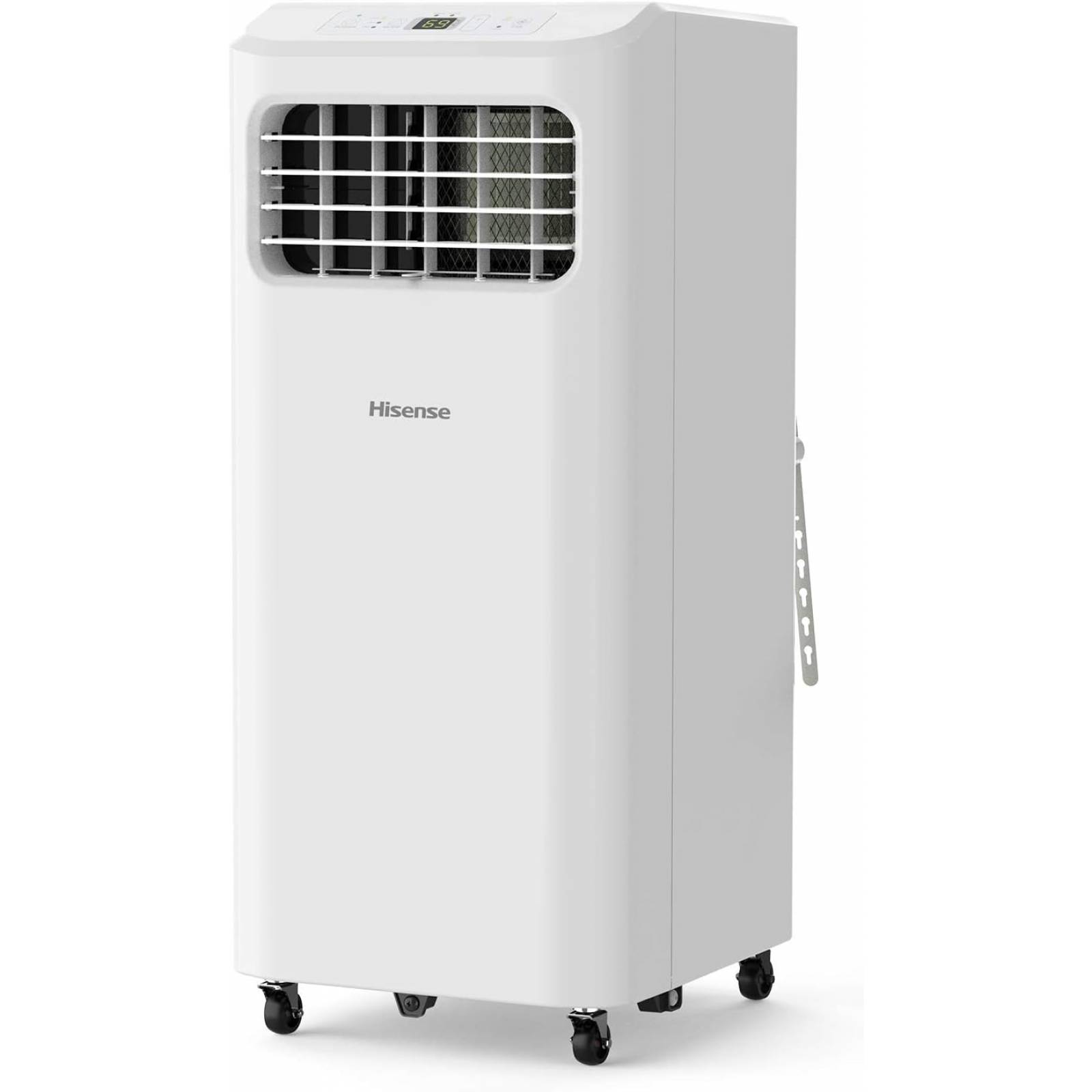 Hisense 6000-Btu Doe (8000-btu ashrae) 115-Volt White Vented Portable Air Conditioner