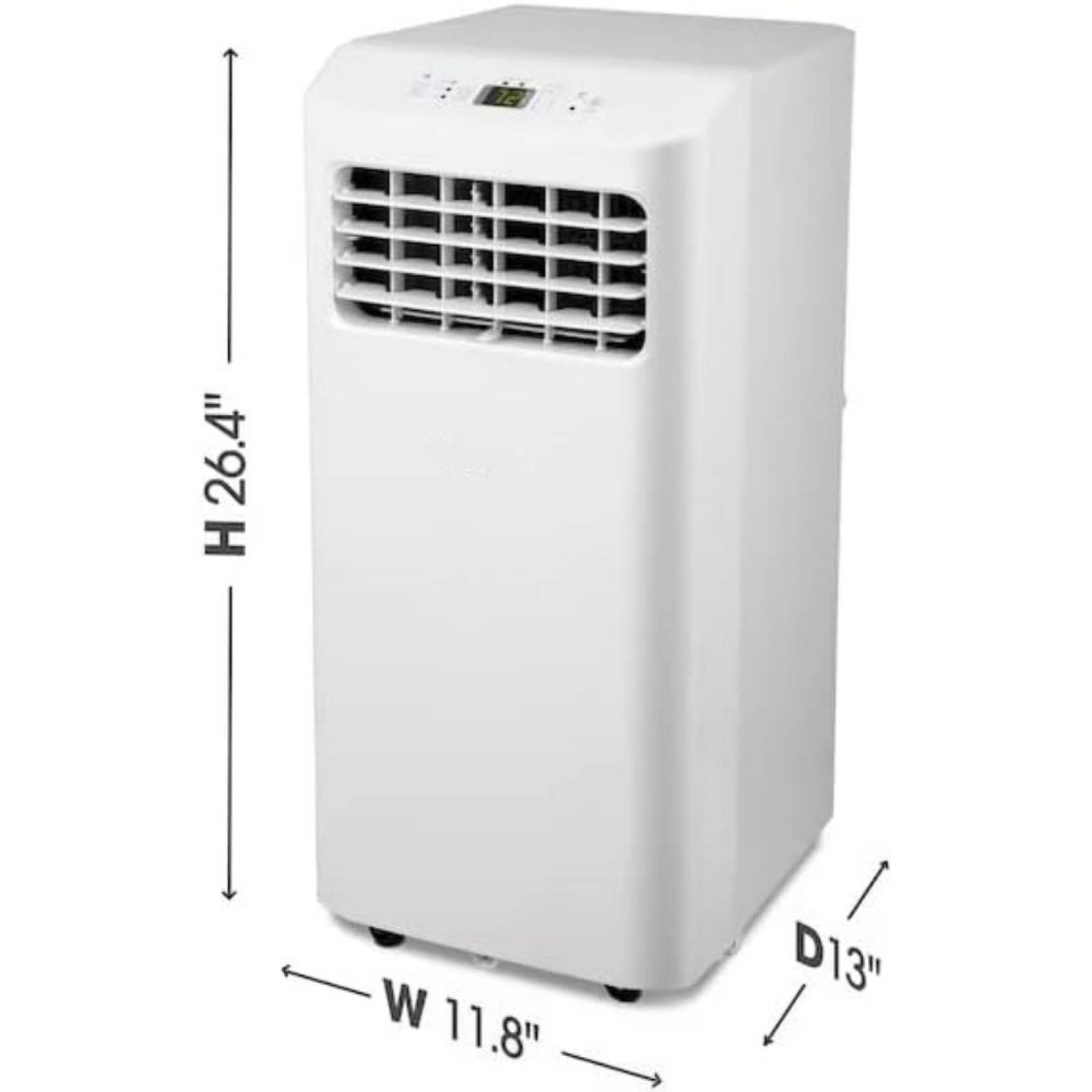 Hisense 5000-Btu Doe (7000-Btu Ashrae) 115-Volt White Vented Portable Air Conditioner