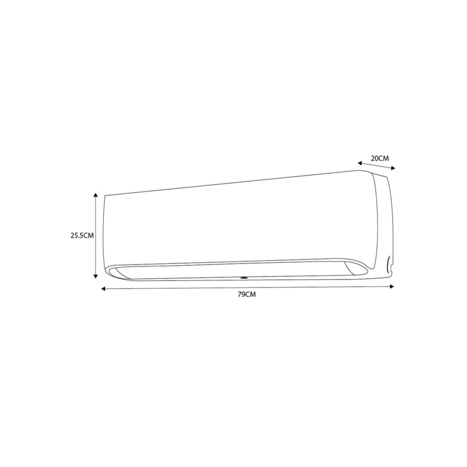 Aire Acondicionado Mini Split Inerter Hisense 1 Tonelada Solo Frio AT121CBW