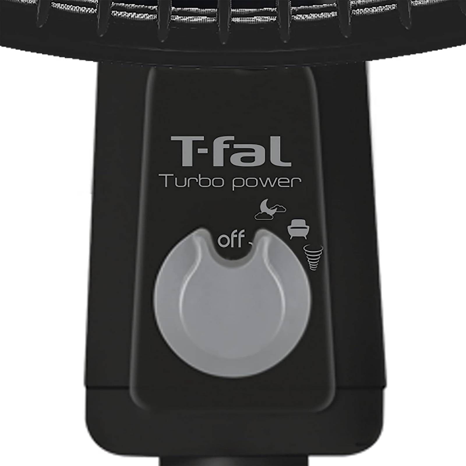 Ventilador de Pedestal T-FAL Turbo Power 18 Pulgadas Negro VE2910X0