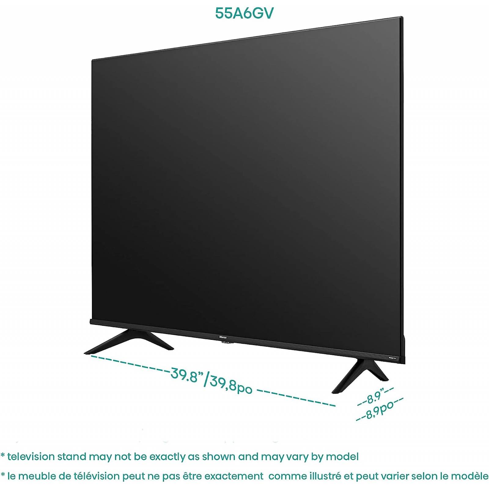 Pantalla 55 Pulgadas Led Smart TV 4K Ultra HD Hisense 55A6GV