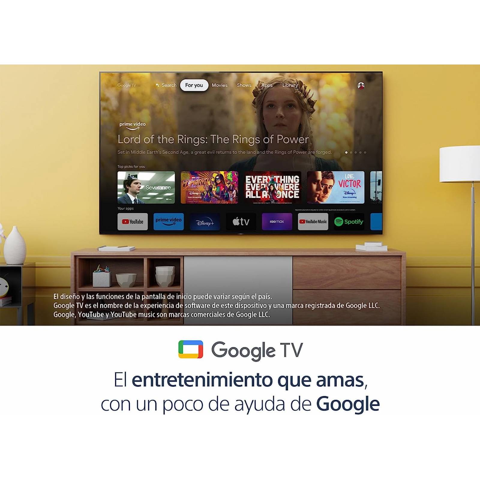 Pantalla 55 Pulgadas Sony Led Google Tv 4K Ultra HD KD-55X77L