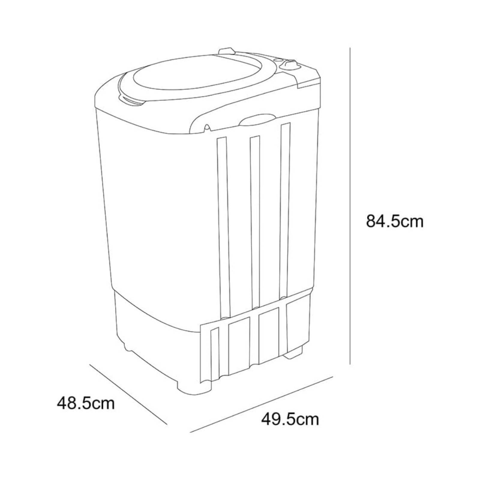 Lavadora Semiautomática 11 Kilos Blanca Dace LA-11101