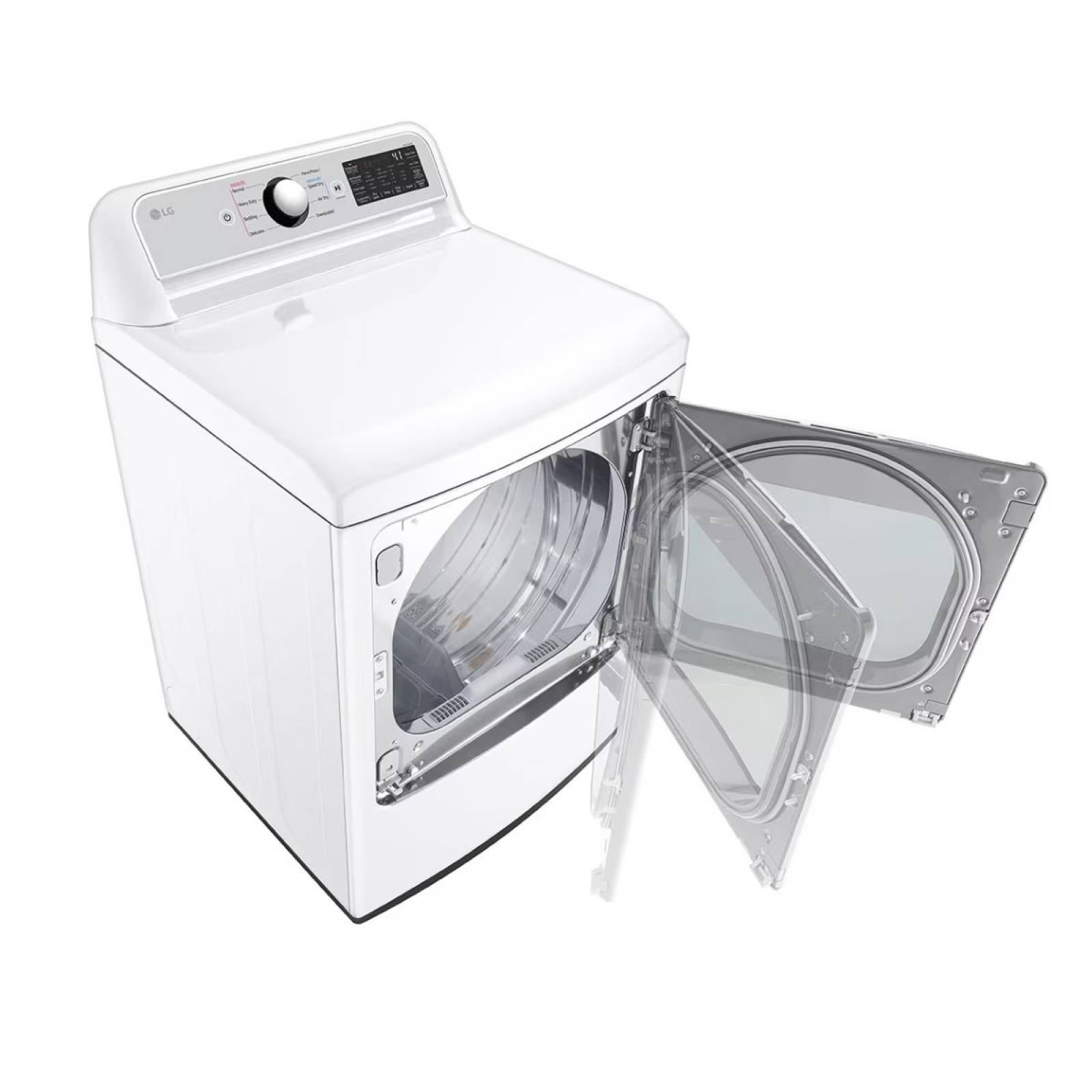 Secadora 25KG de gas color blanco marca LG
