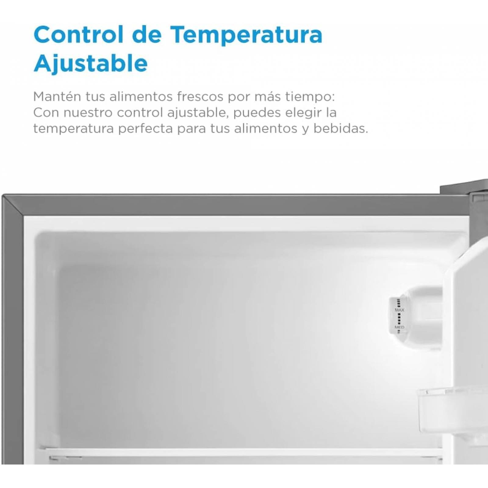 Frigobar 4 Pies Color Silver Marca Midea