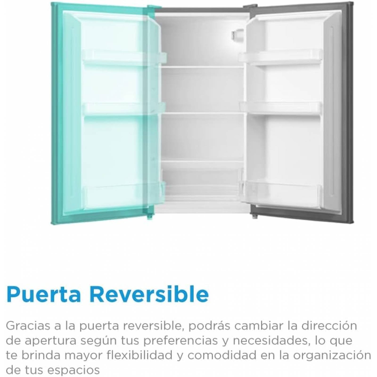 Frigobar 4 Pies Color Silver Marca Midea