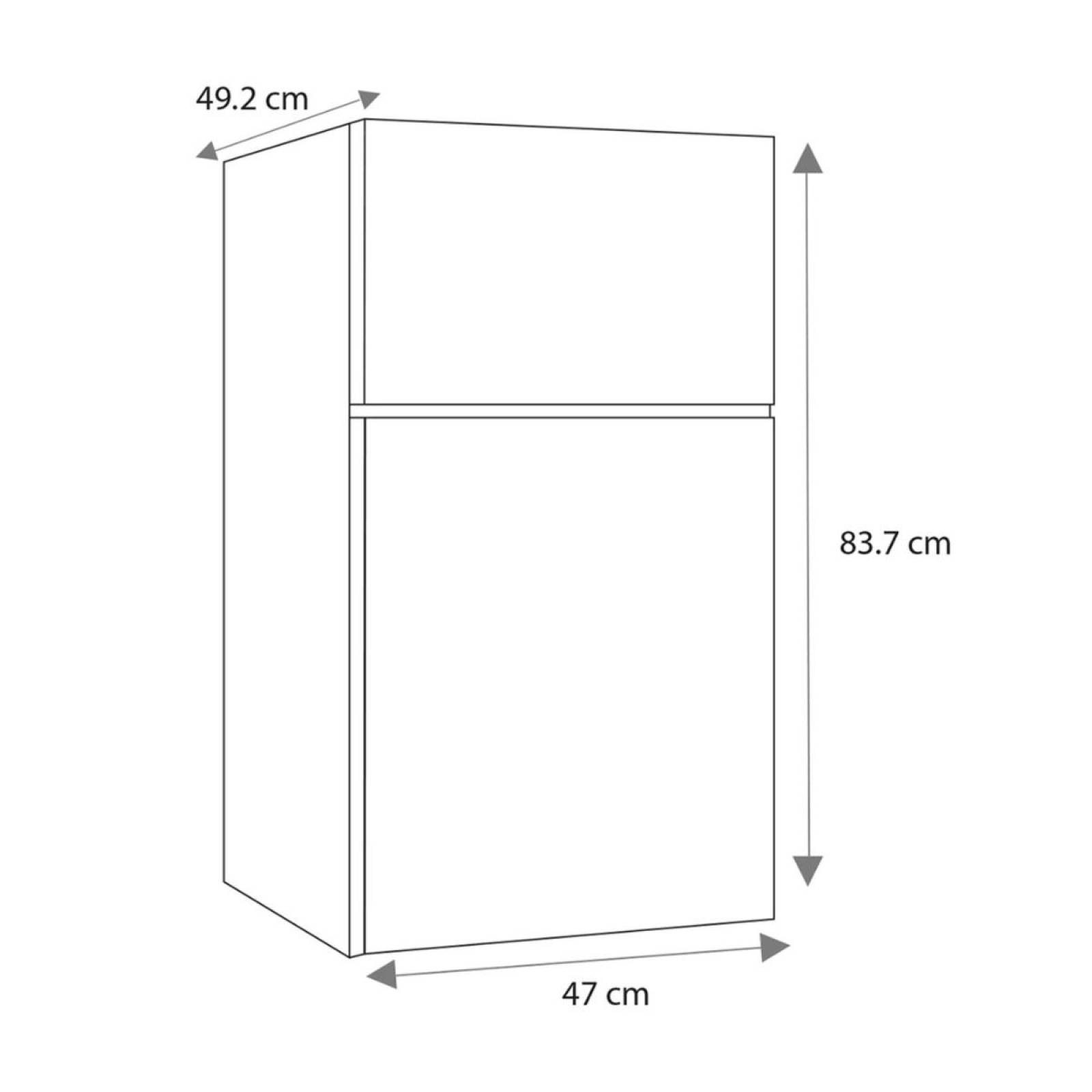 Mini congelador vertical compacto con acabado de acero inoxidable de 1.1  pies cúbicos con control de temperatura ajustable, para el hogar