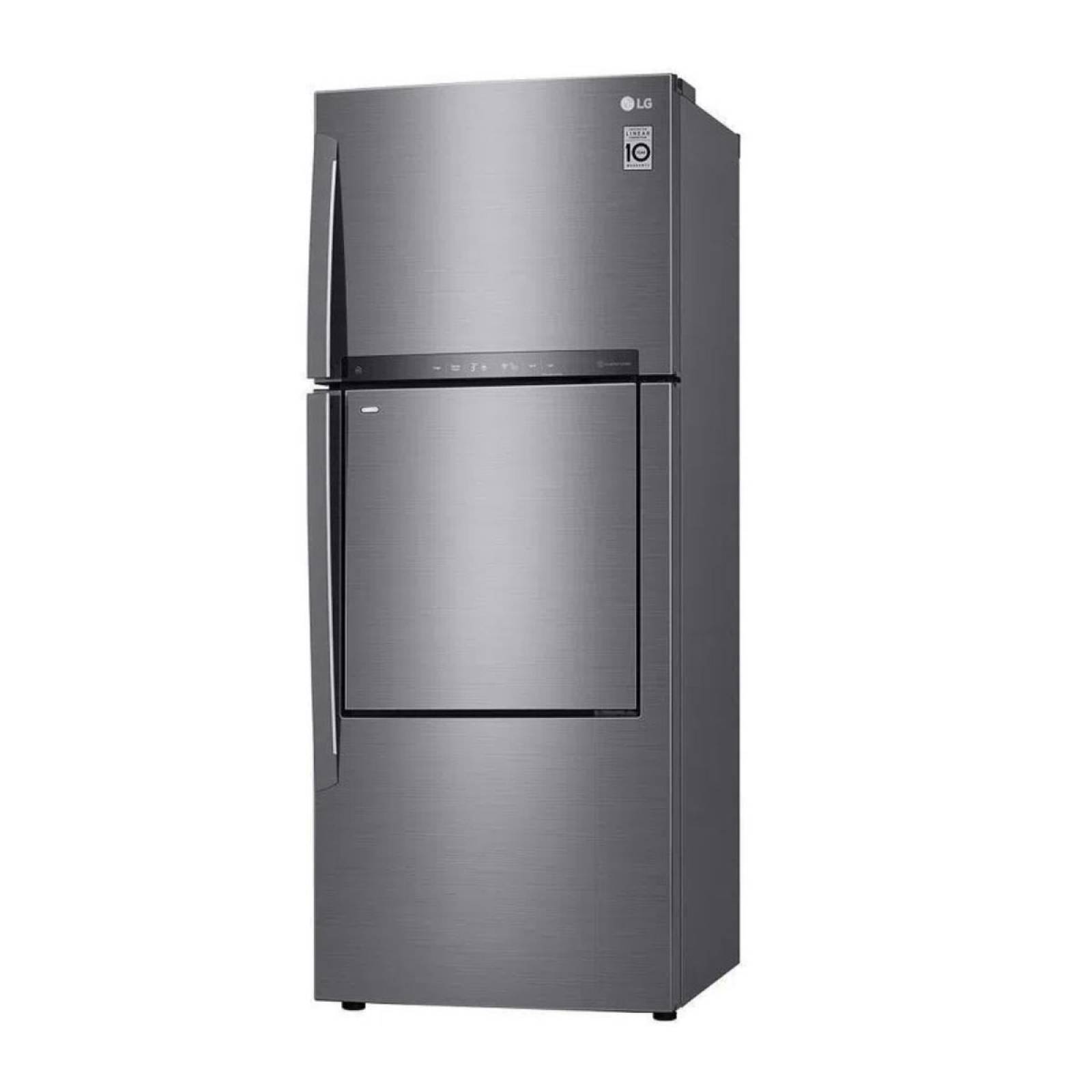 Refrigerador Top Mount Door-in-Door Inteligente LG 16 Pies Cúbicos Color Plata Linear Inverter