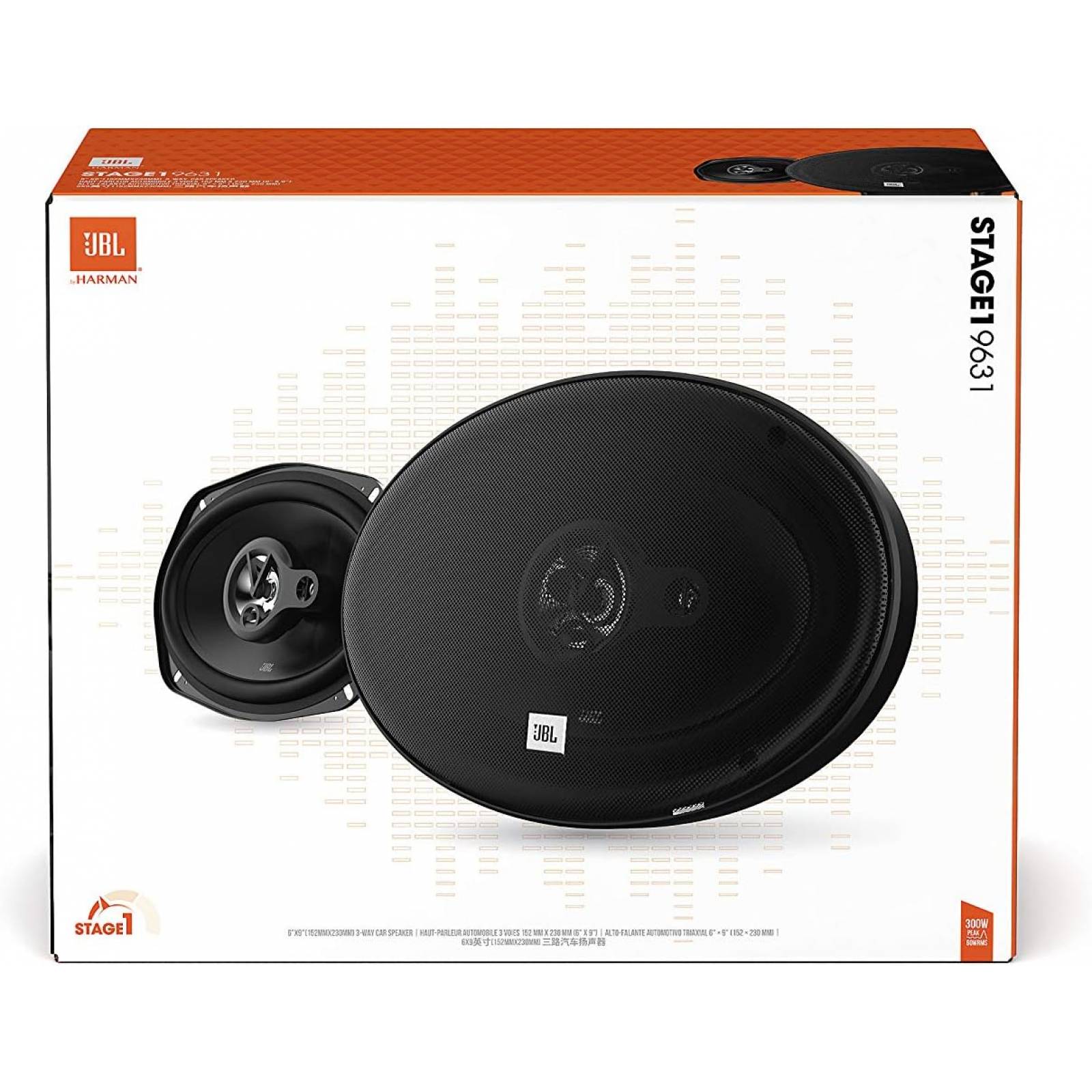 BOCINAS PARA AUTO 6X9 PULGADAS 3 VIAS JBL STAGE-19631