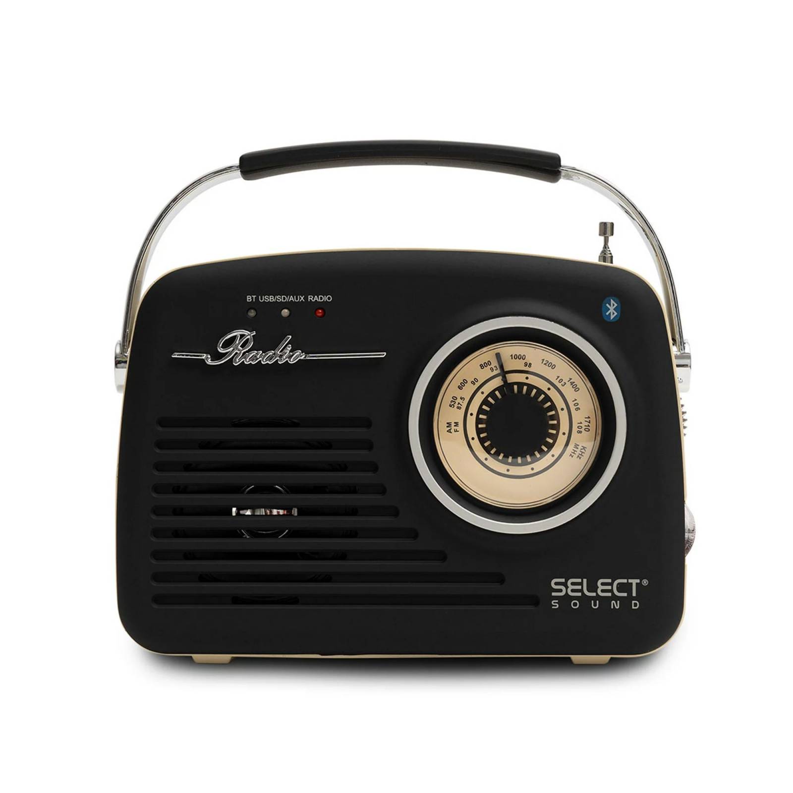 Radio Analogo Retro Select Sound Bt-1010negro