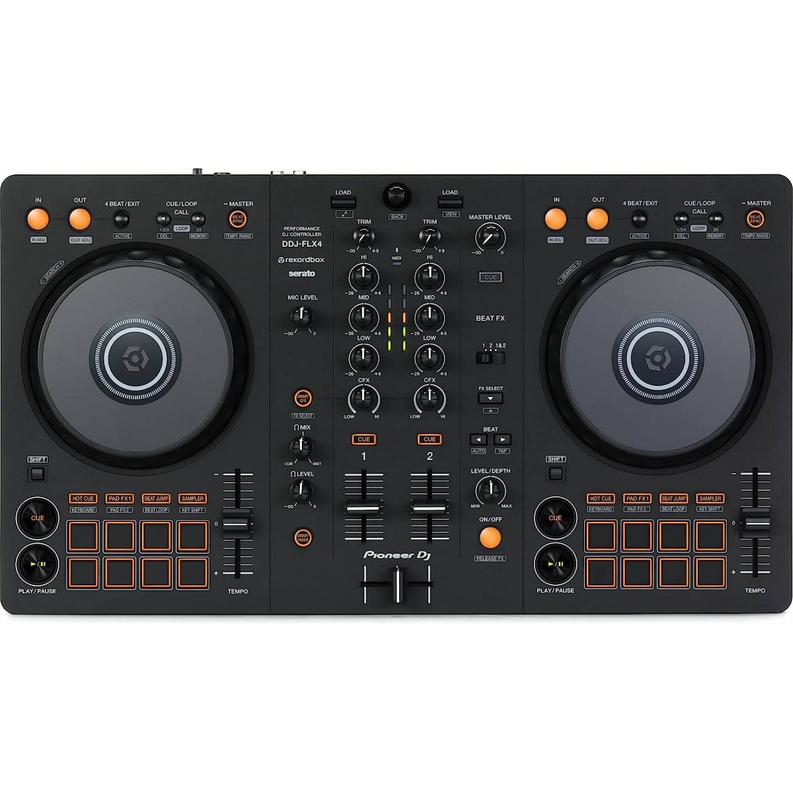 Controlador Dj Pioneer 2 Canales Para Múltiples Aplicaciones Ddj-Flx4