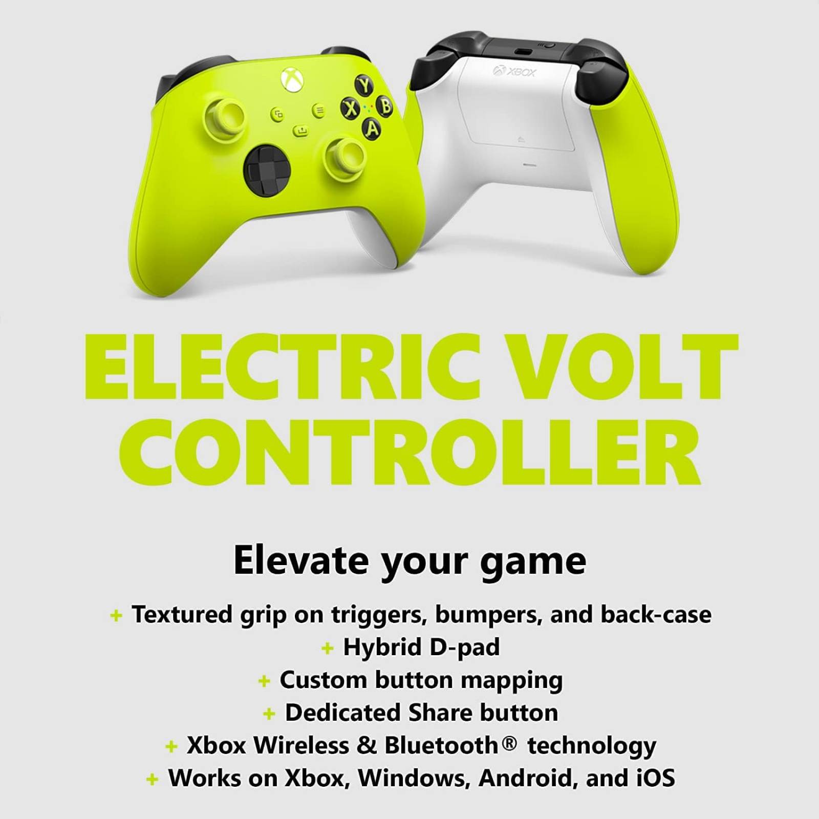 CONTROL INALAMBRICO PARA XBOX ELECTRIC VOLT