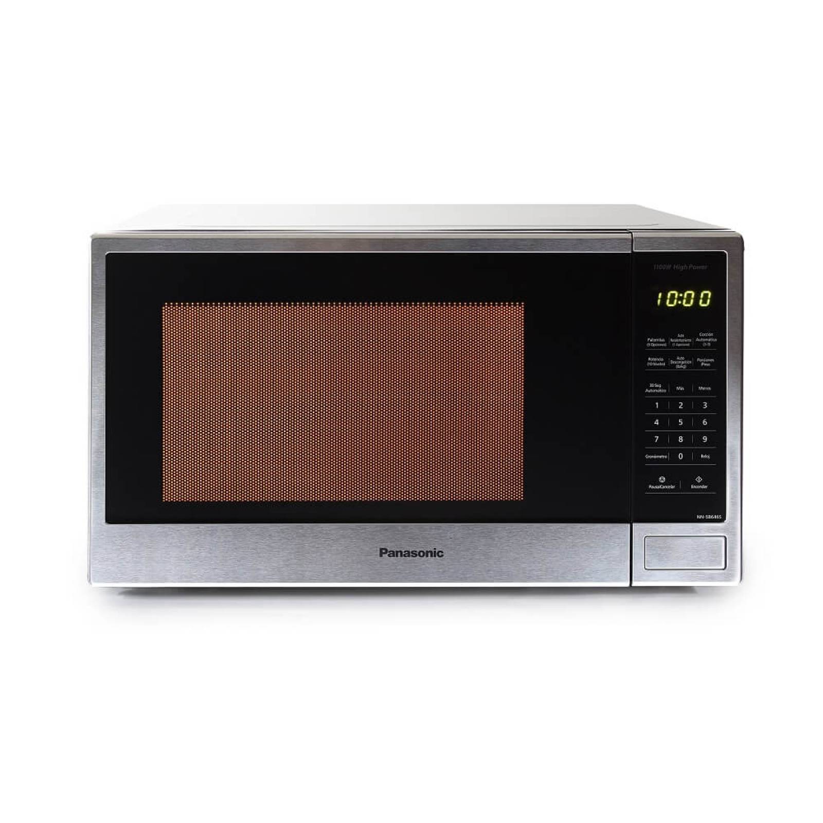 Horno De Microondas Convencional Panasonic Silver 1.3 P Nn-Sb646sruh