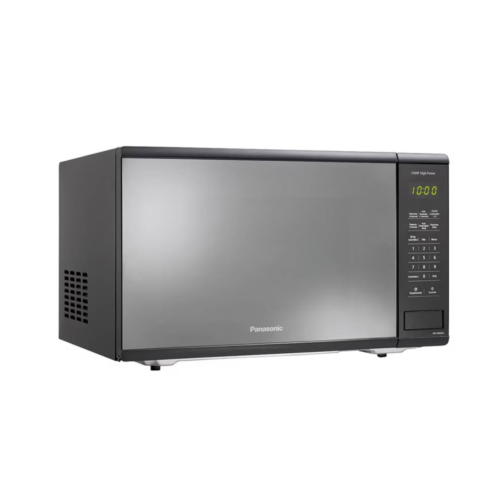 Horno de microondas PANASONIC 1.3 pies negro espejo 1100 WATSS