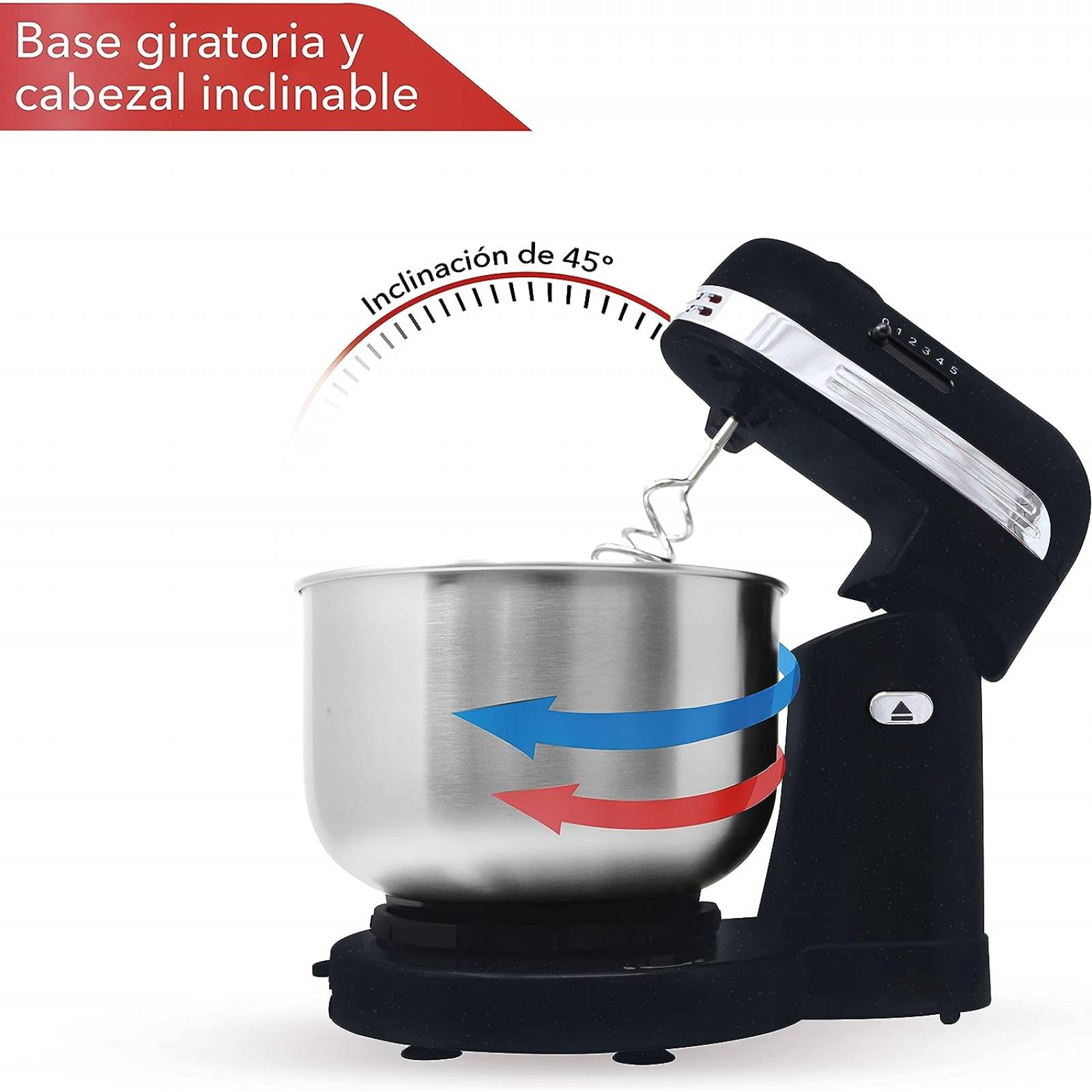 Batidora De Pedestal Con Tazón 5 Velocidades Rca