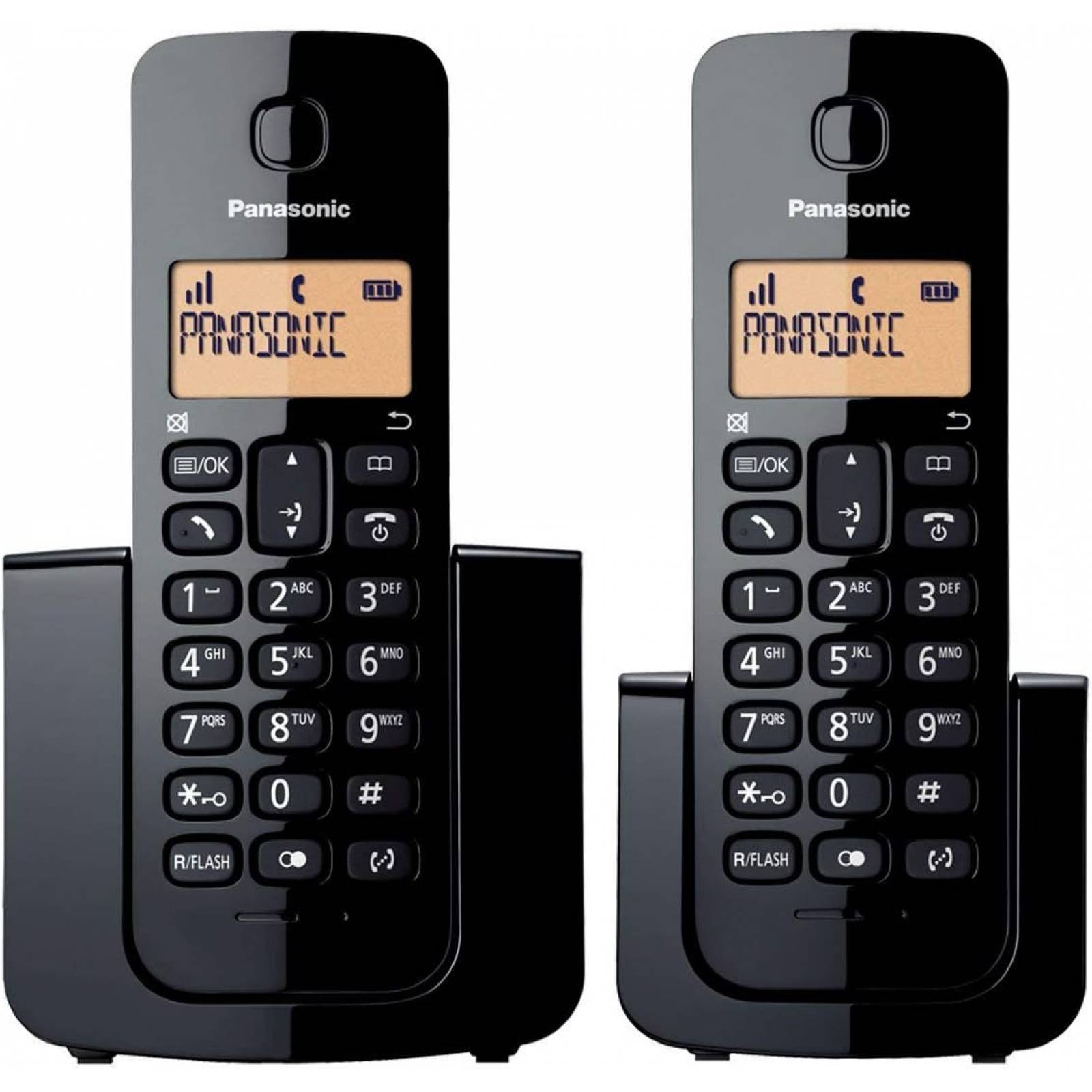 Teléfono Inalámbrico Panasonic KX-TGB310 con identificador de llamadas,  Tecnología DECT y 50 números en memoria.