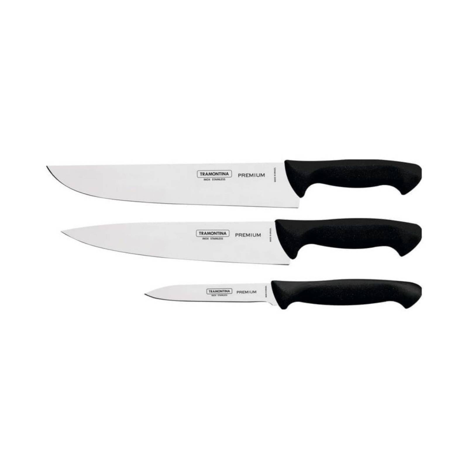 Juego De Cuchillos 3 Piezas Premium Marca Tramontina