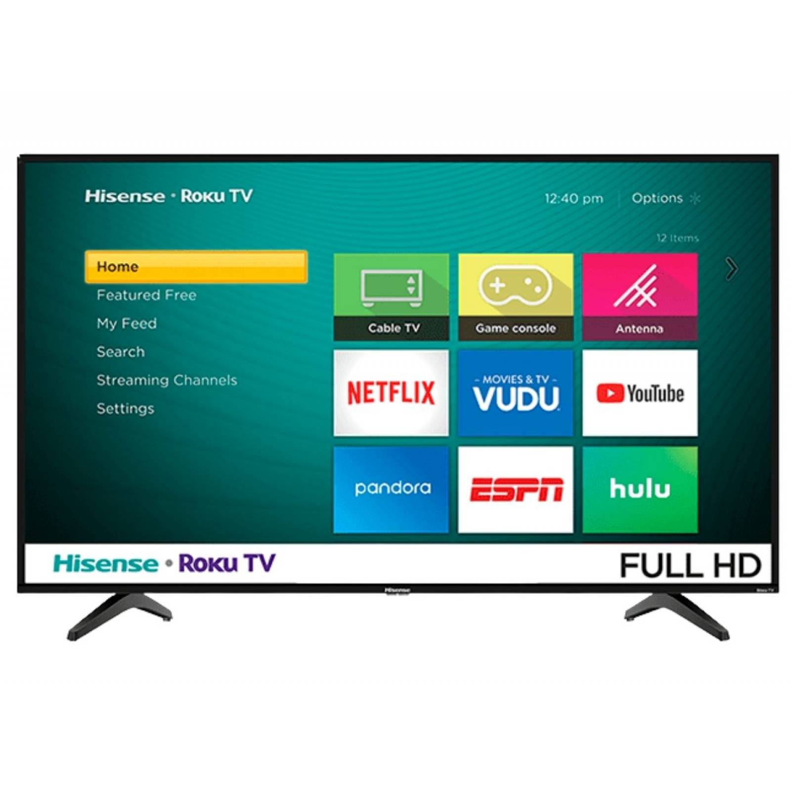 PANTALLA 43" LED 720P 60HZ SMART TV + ROKU MARCA HISENSE