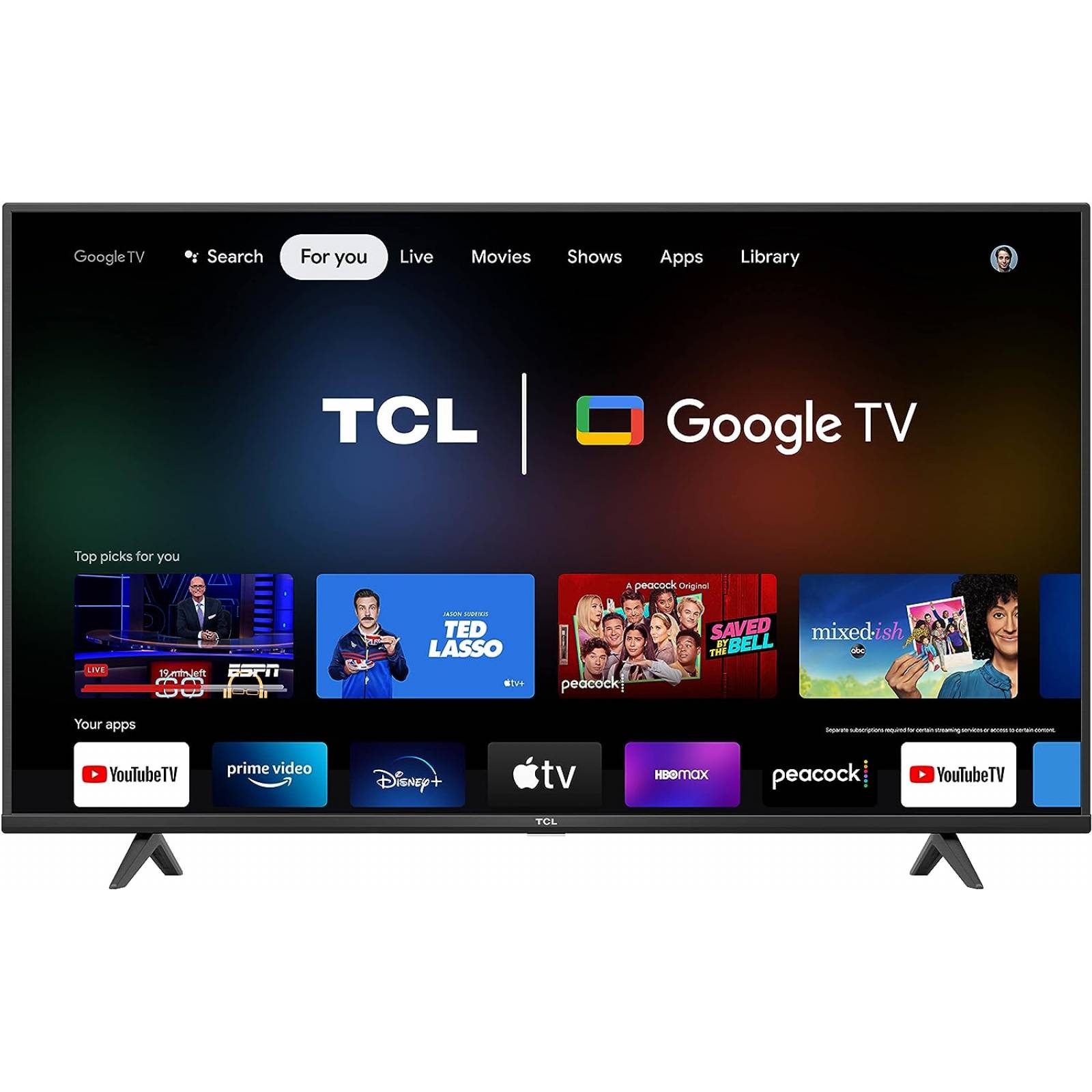TELEVISOR TCL 55 PULGADAS 4K ULTRA HD SMART TV LED 55S446