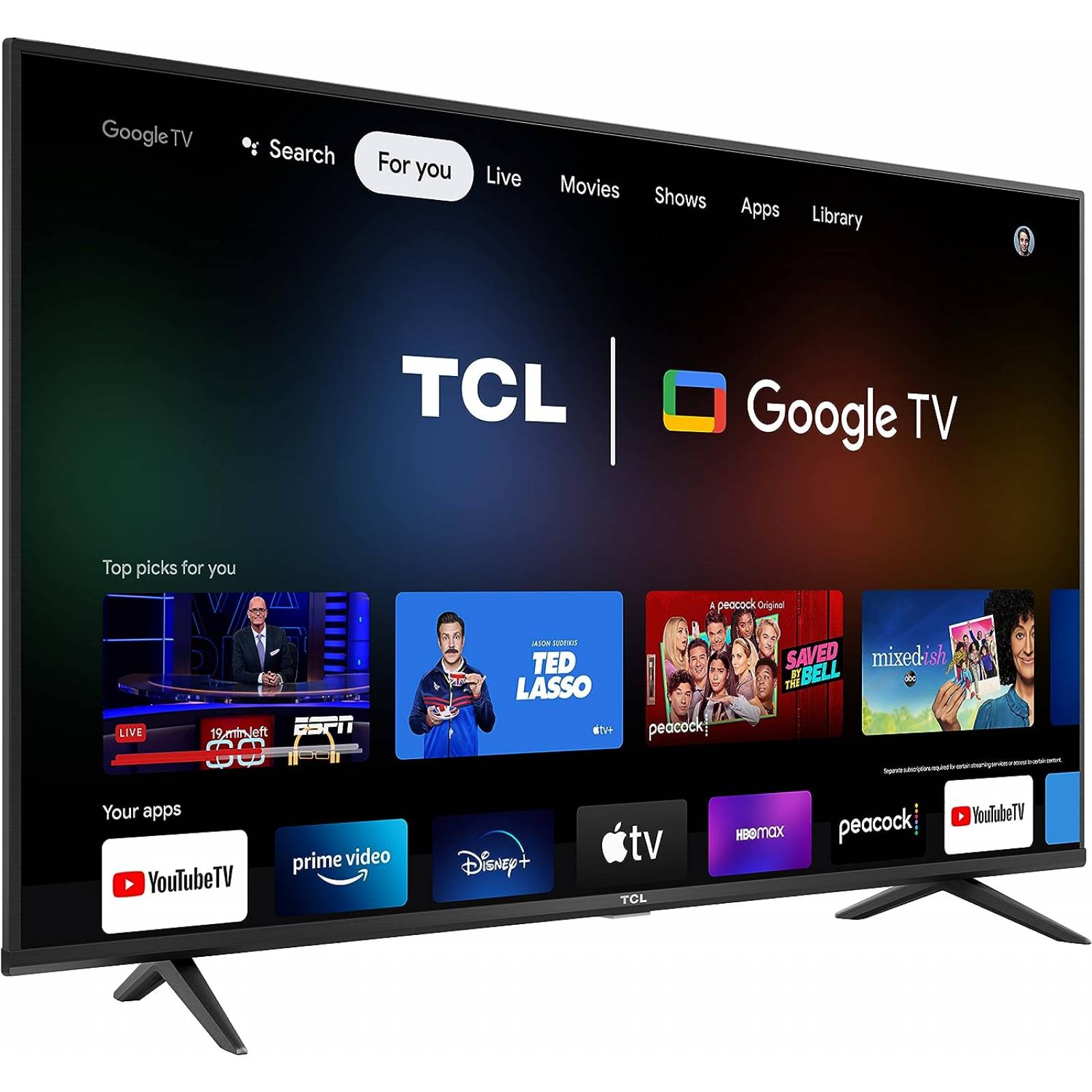 TELEVISOR TCL 55 PULGADAS 4K ULTRA HD SMART TV LED 55S446