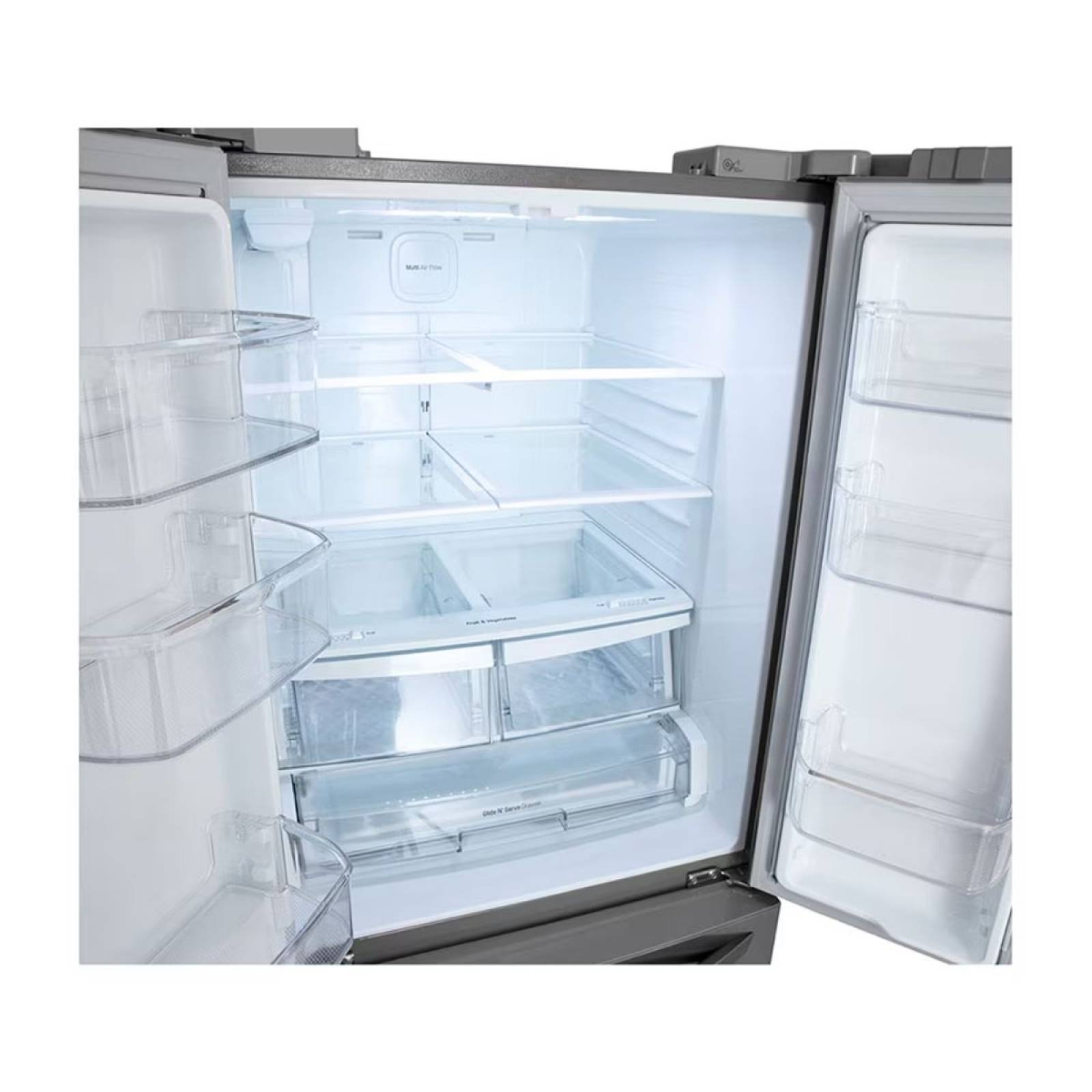 Refrigerador Lg French Door 22 Pies Cúbicos Plata con Despachador de Agua Inverter GM22SGPK