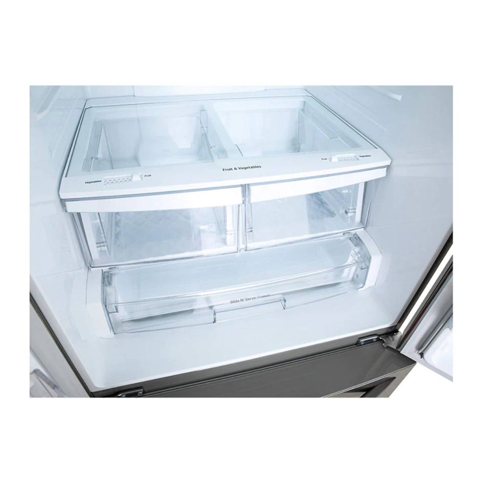 Refrigerador Lg French Door 22 Pies Cúbicos Plata con Despachador de Agua Inverter GM22SGPK