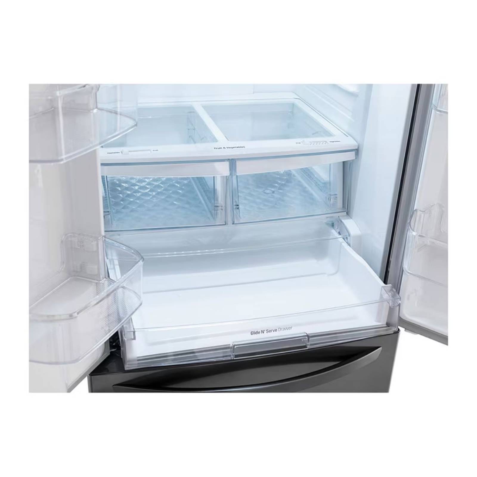 Refrigerador Lg French Door 22 Pies Cúbicos Plata con Despachador de Agua Inverter GM22SGPK