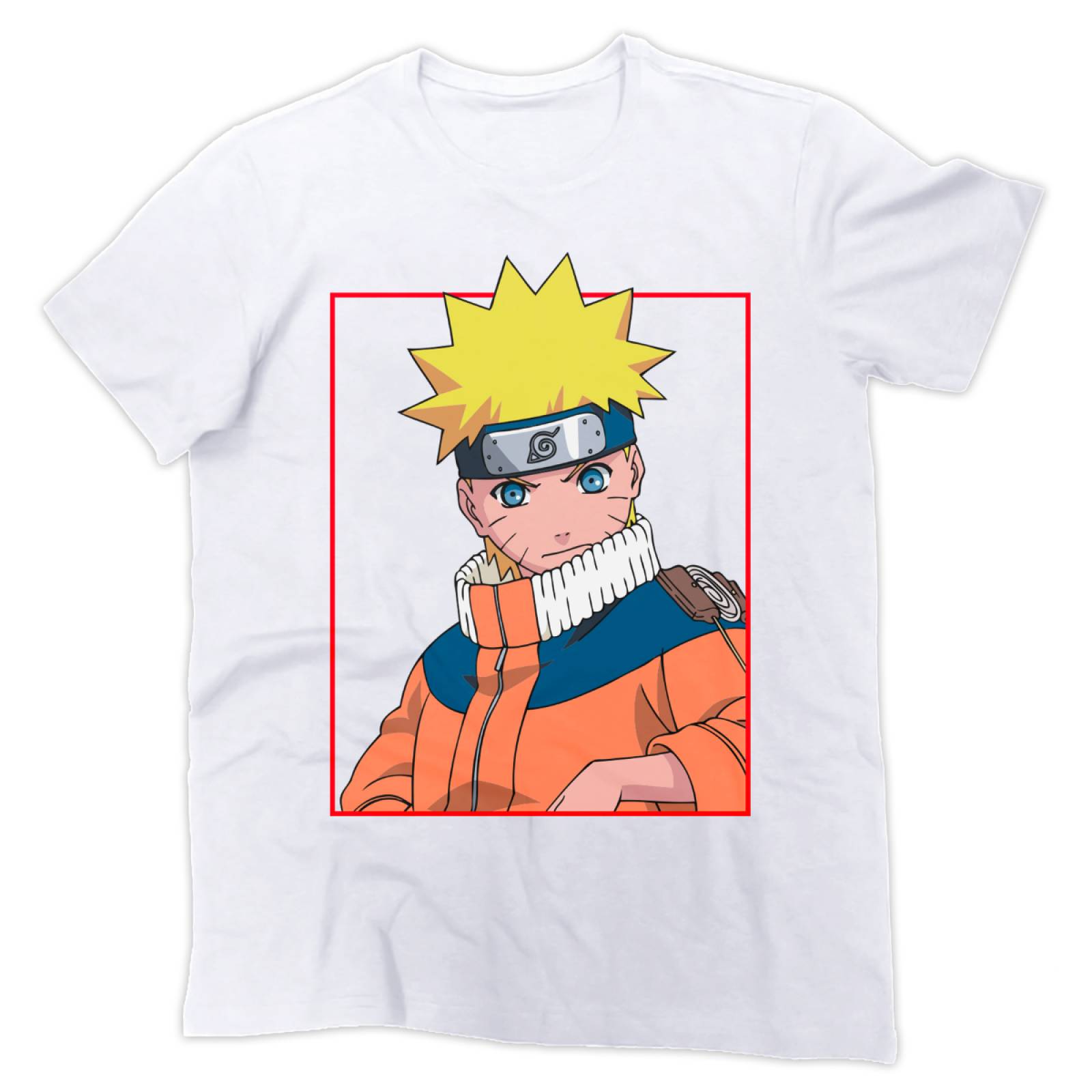 Playera para Niño de Naruto, Blanco, Talla CH