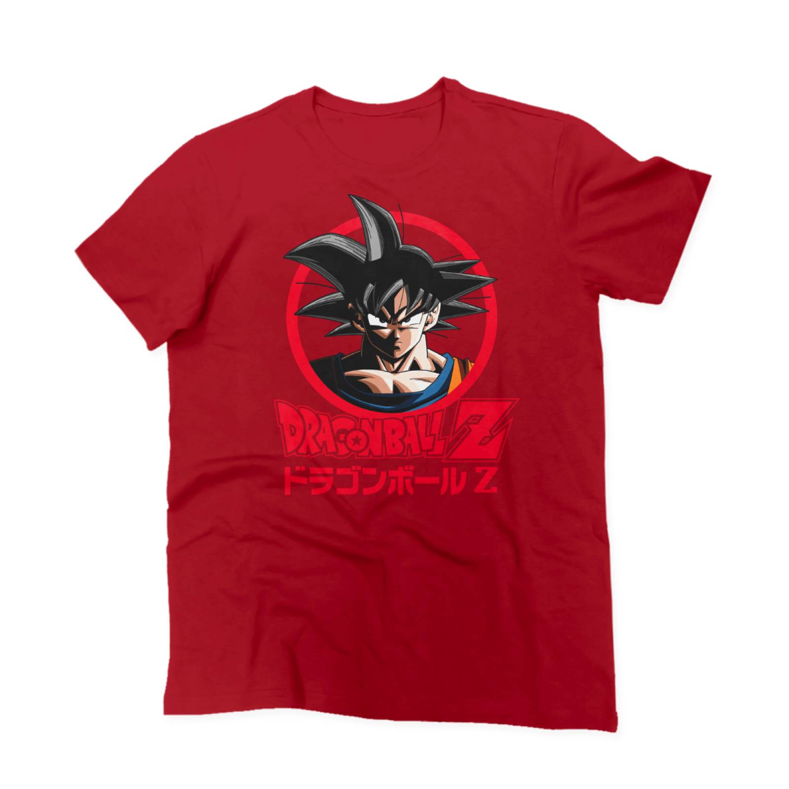 Playera para Niño de Dragon Ball Z, Goku, Rojo, Talla G