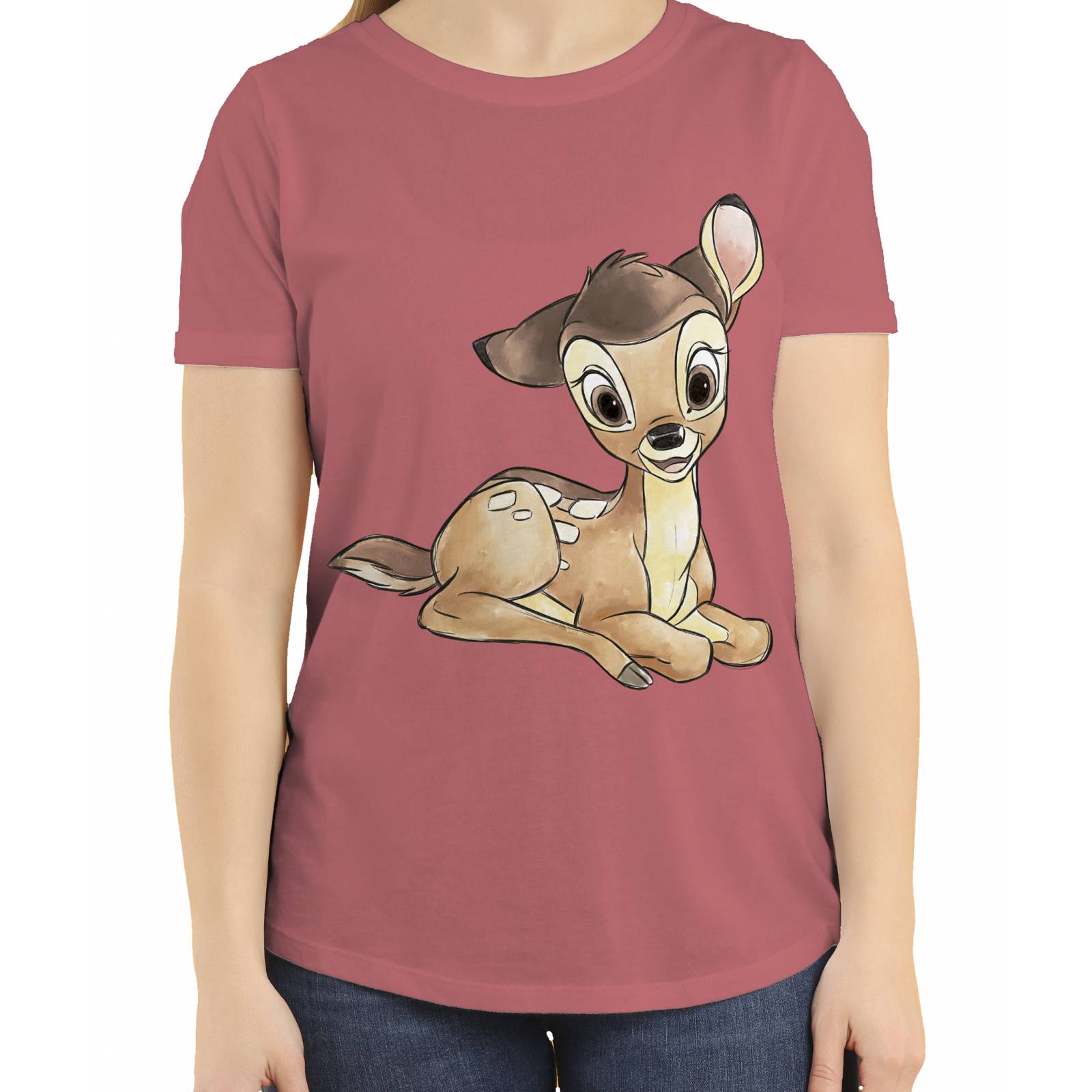 Playera para Niña de Disney, Bambi, Tea Rose, Talla M