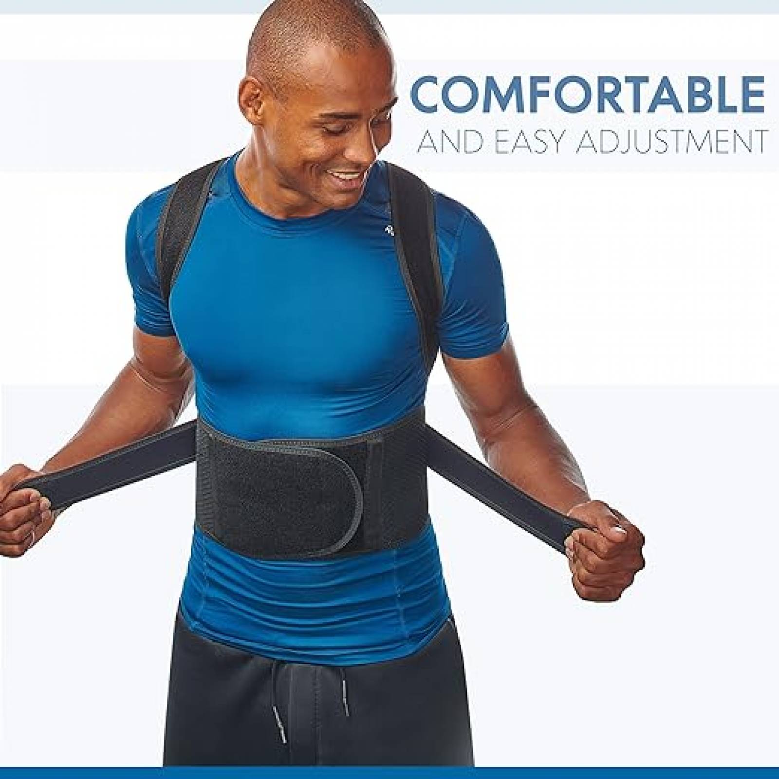 Belt corrector de postura ajustable para hombres y mujeres Faja Corrector  para la Espalda