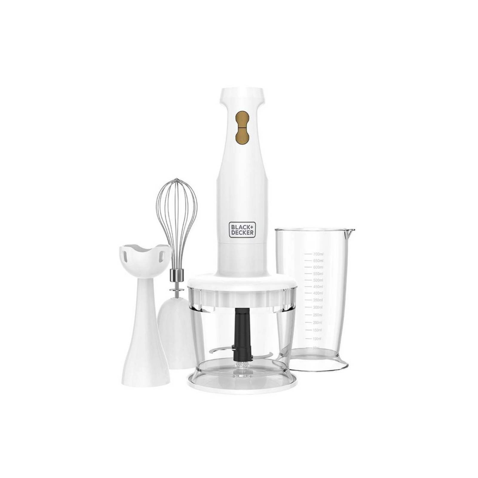 Batidora de inmersión 2vel c/accesorios Black and Decker