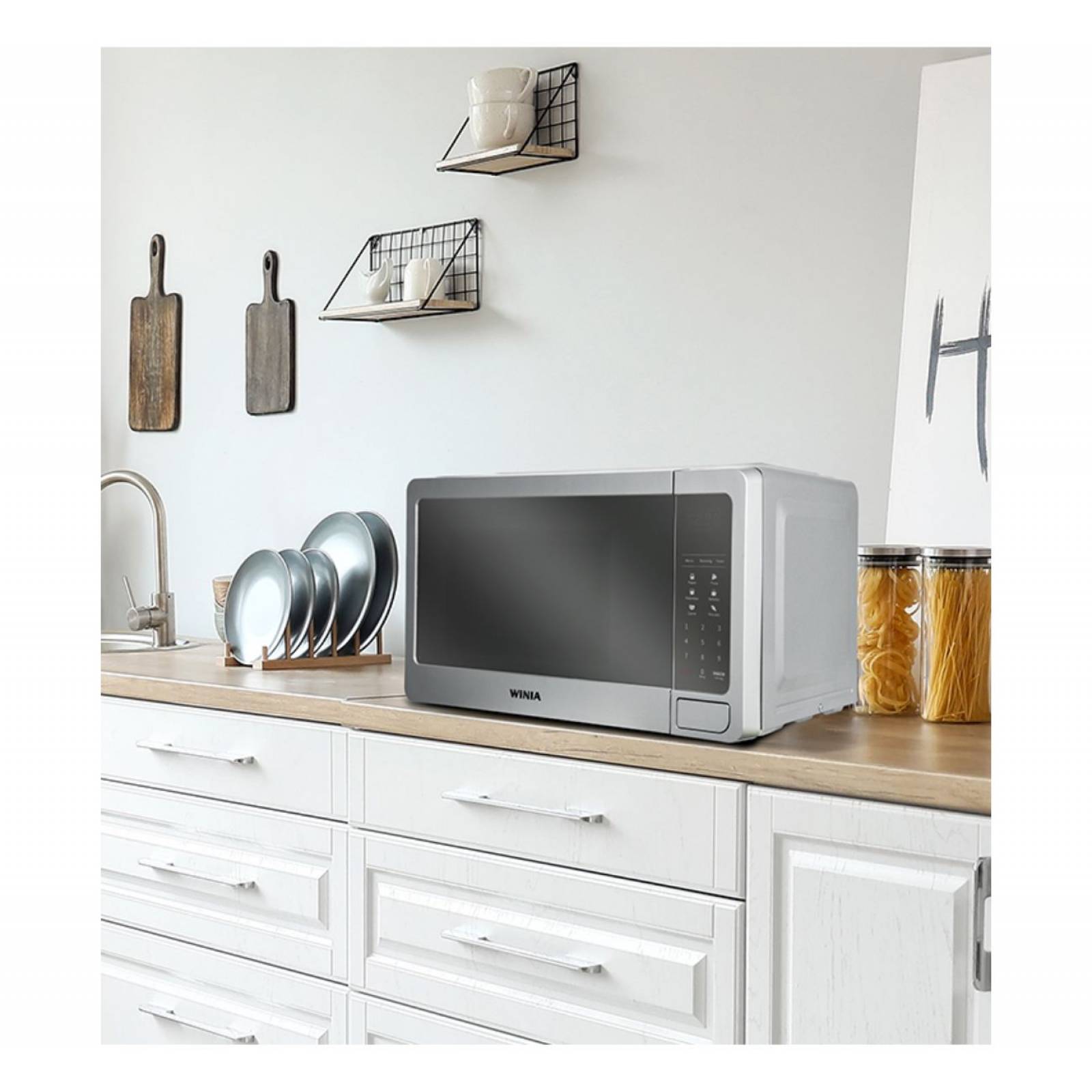 Horno de microondas Winia mod. KOS-63MSS 0.7p3 plata PT