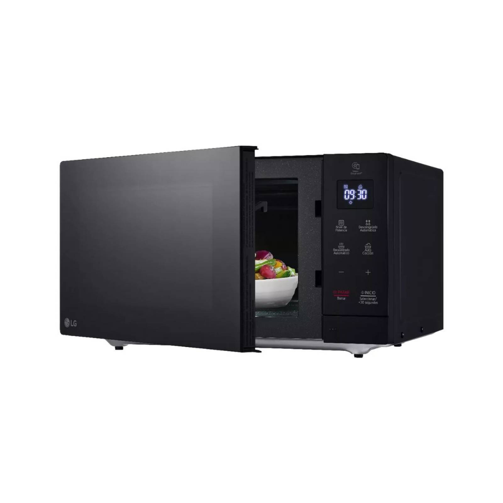 Horno de Microondas LG 1.1 pies cúbicos negro MS3032JAS